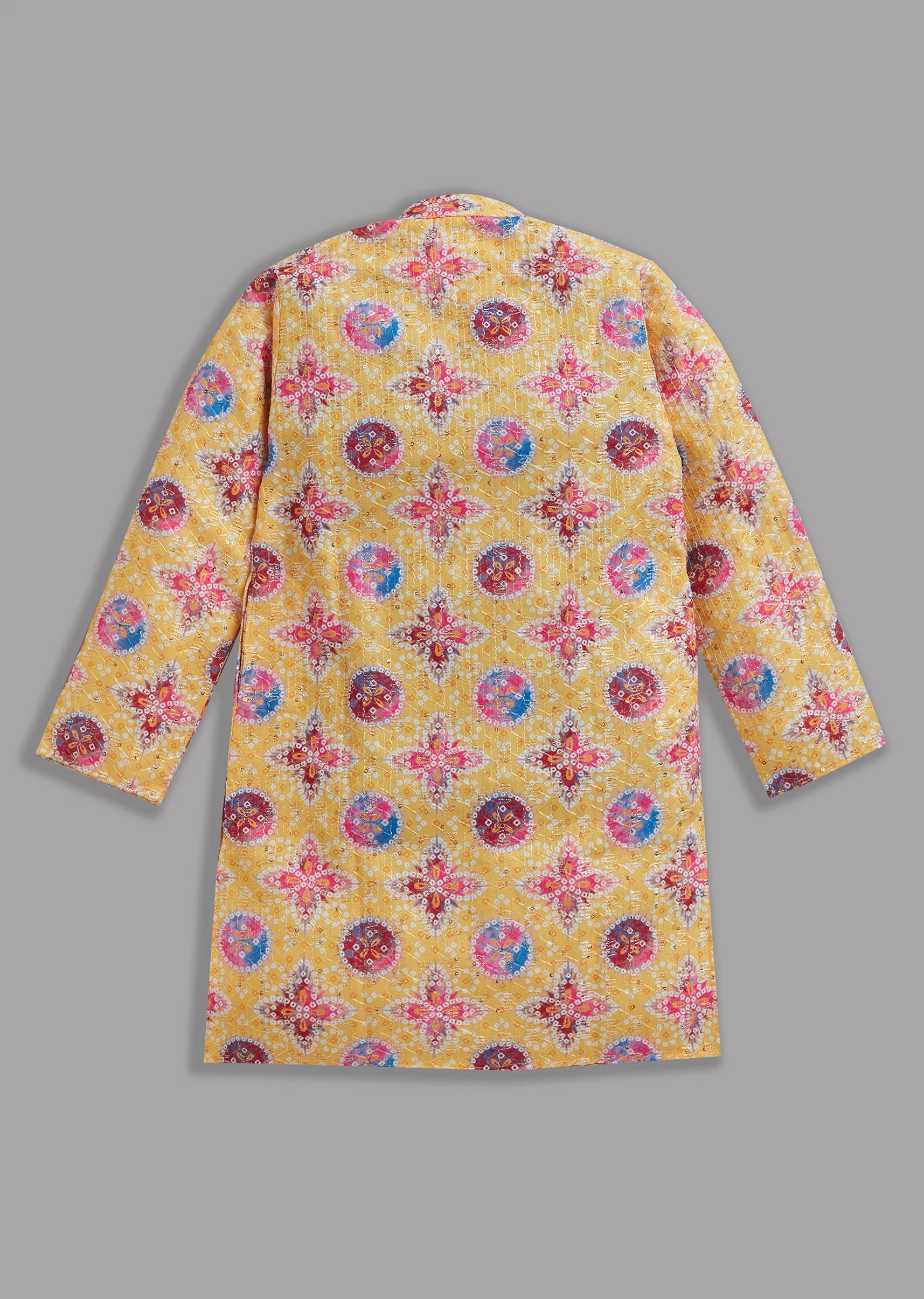 A vibrant printed kurta set perfect for festive comfort - Image 3