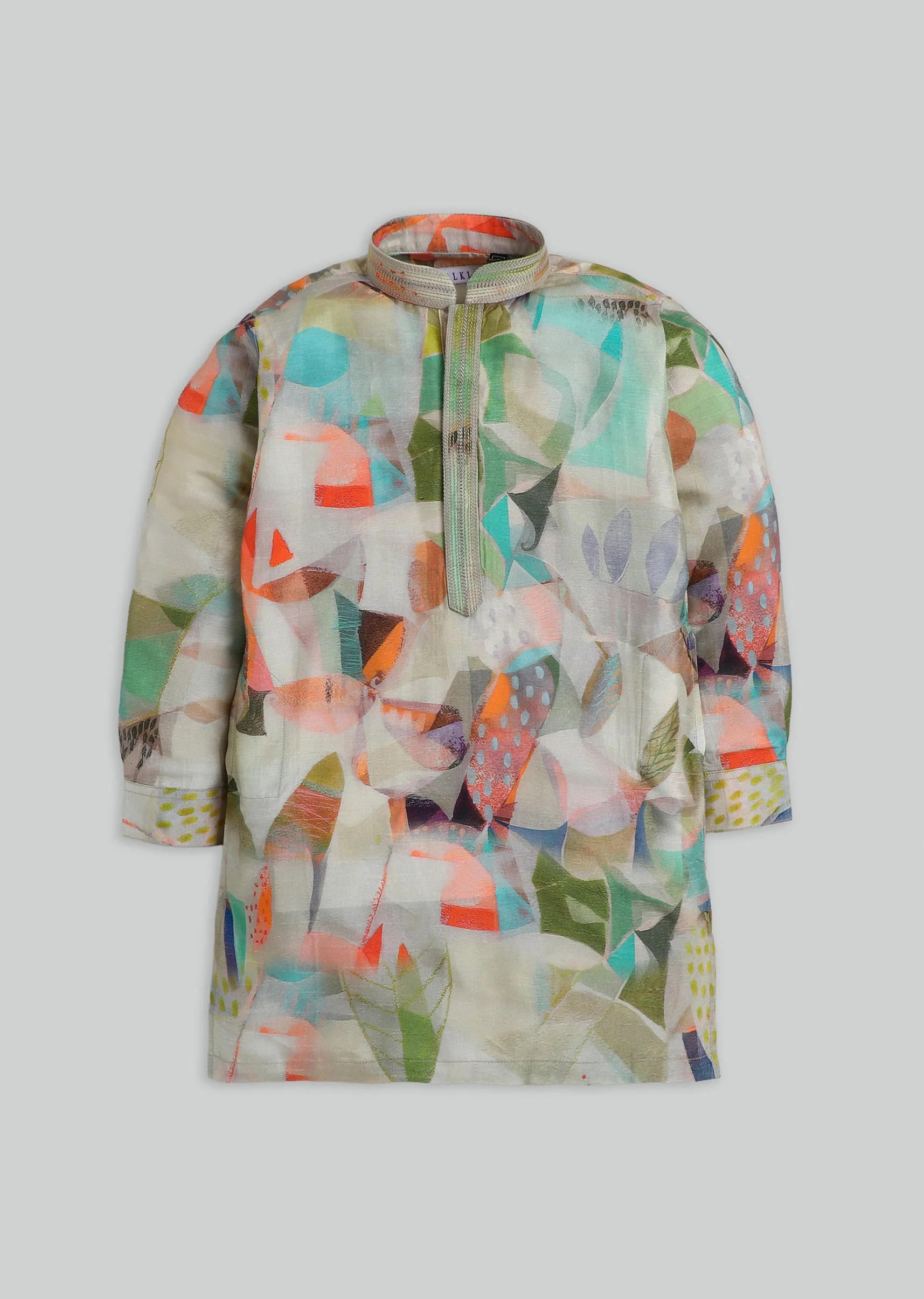 Abstract Printed Kurta Set - Image 2