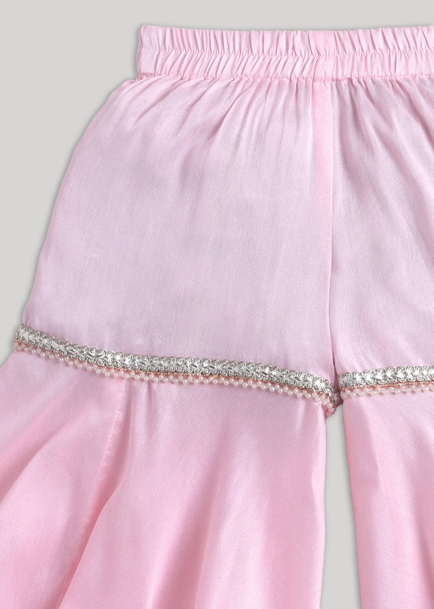 Baby Pink Embroidered Salwar Kameez Set with Dupatta - Image 6