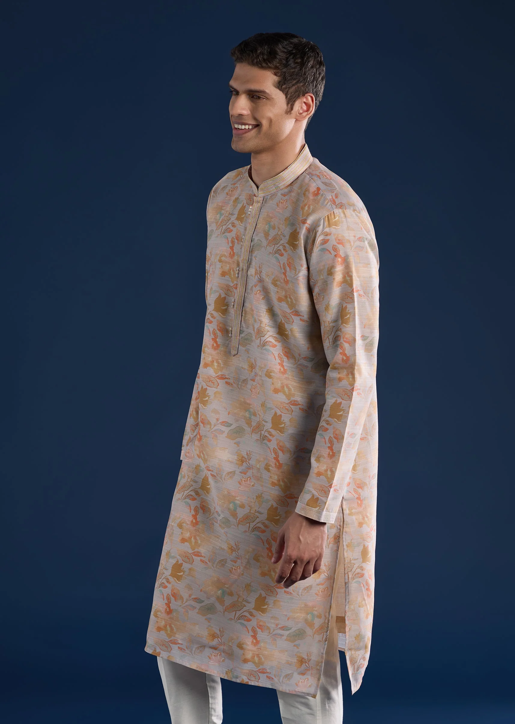 Beige Casual Kurta Set - Image 4