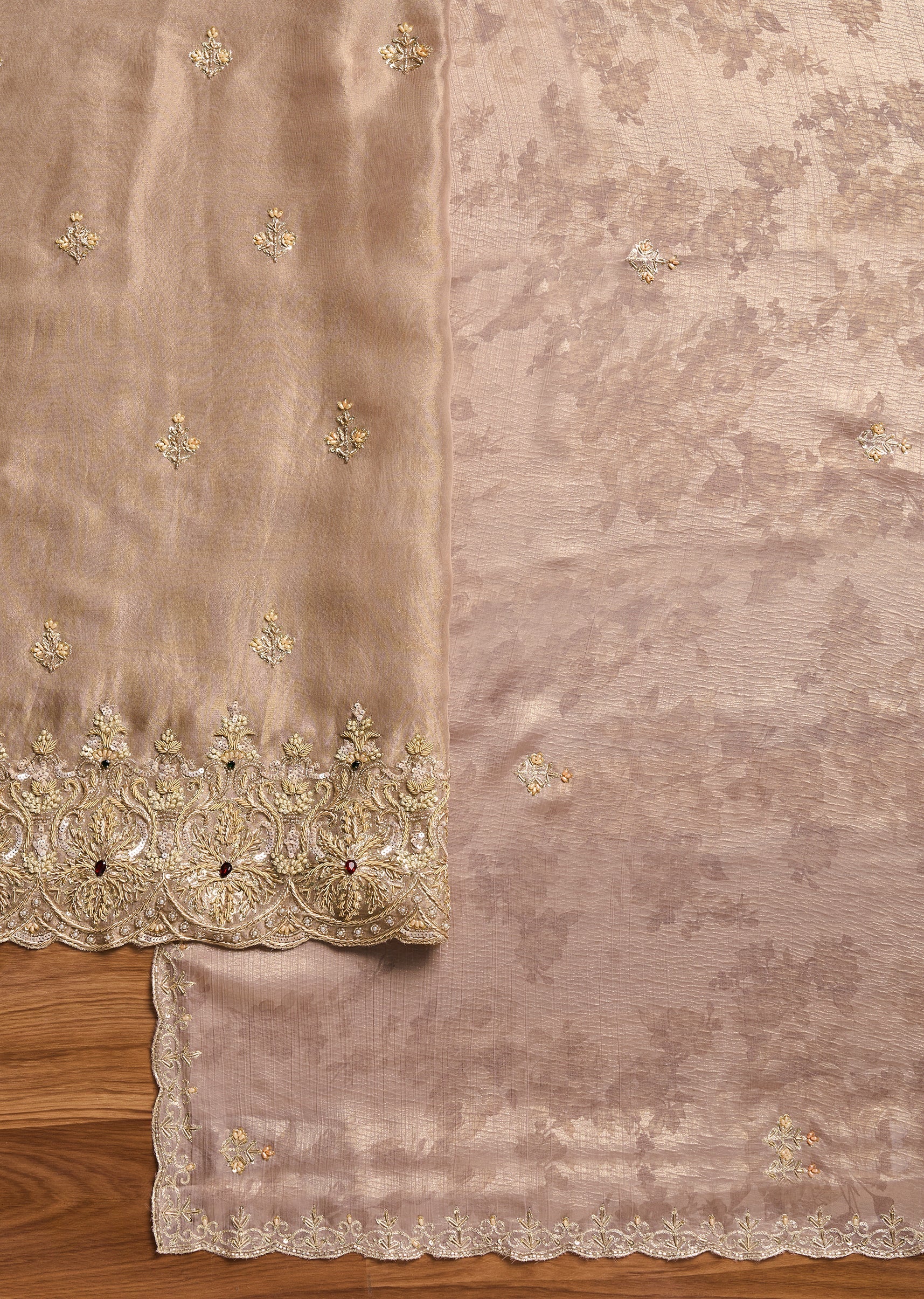 Beige Tissue Suit - Image 2