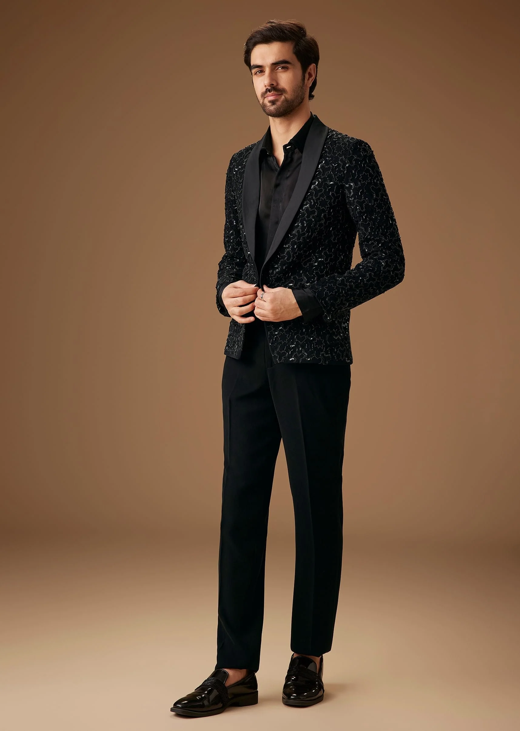 Black Cut Dana Work Tuxedo - Image 3