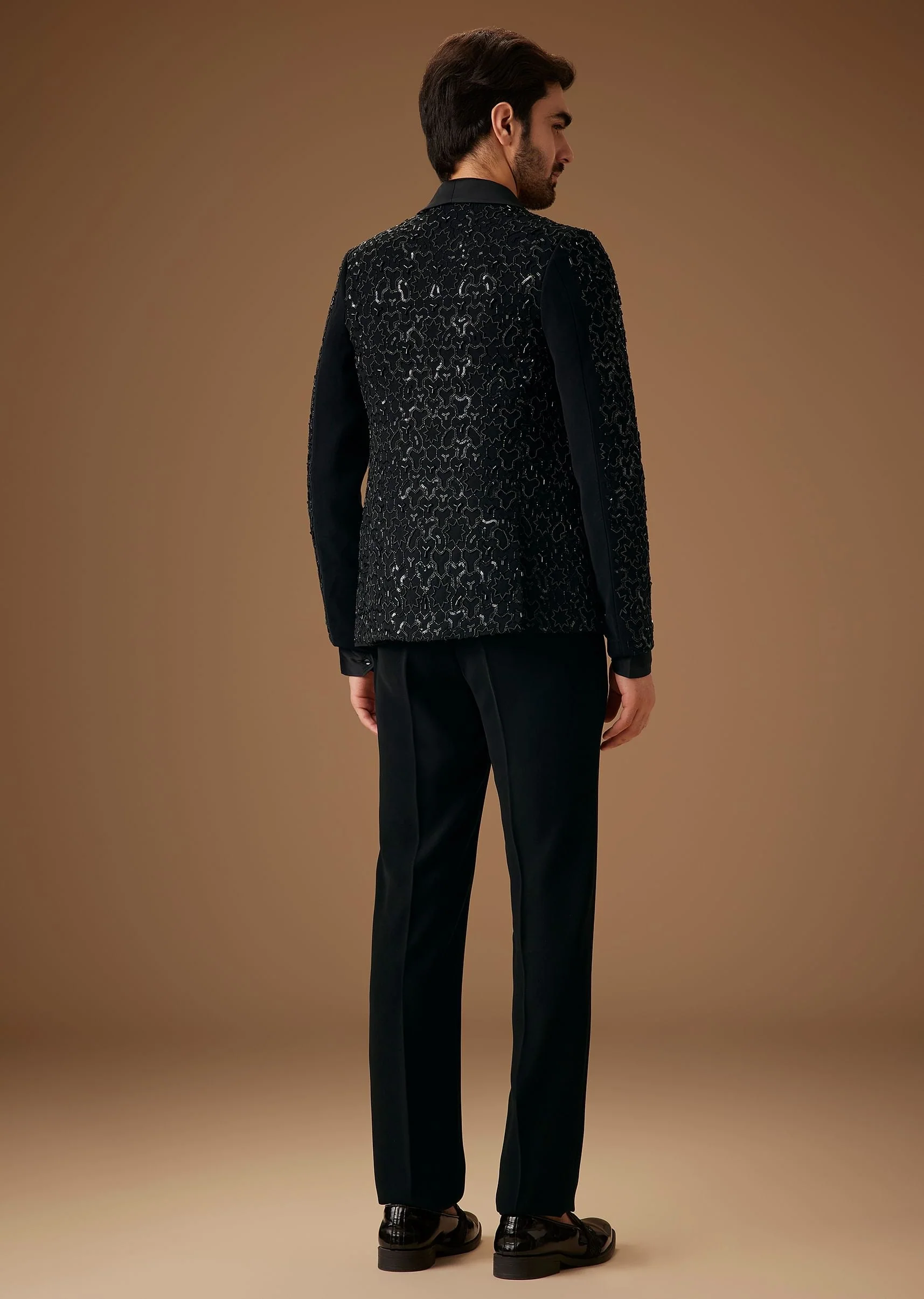 Black Cut Dana Work Tuxedo - Image 5