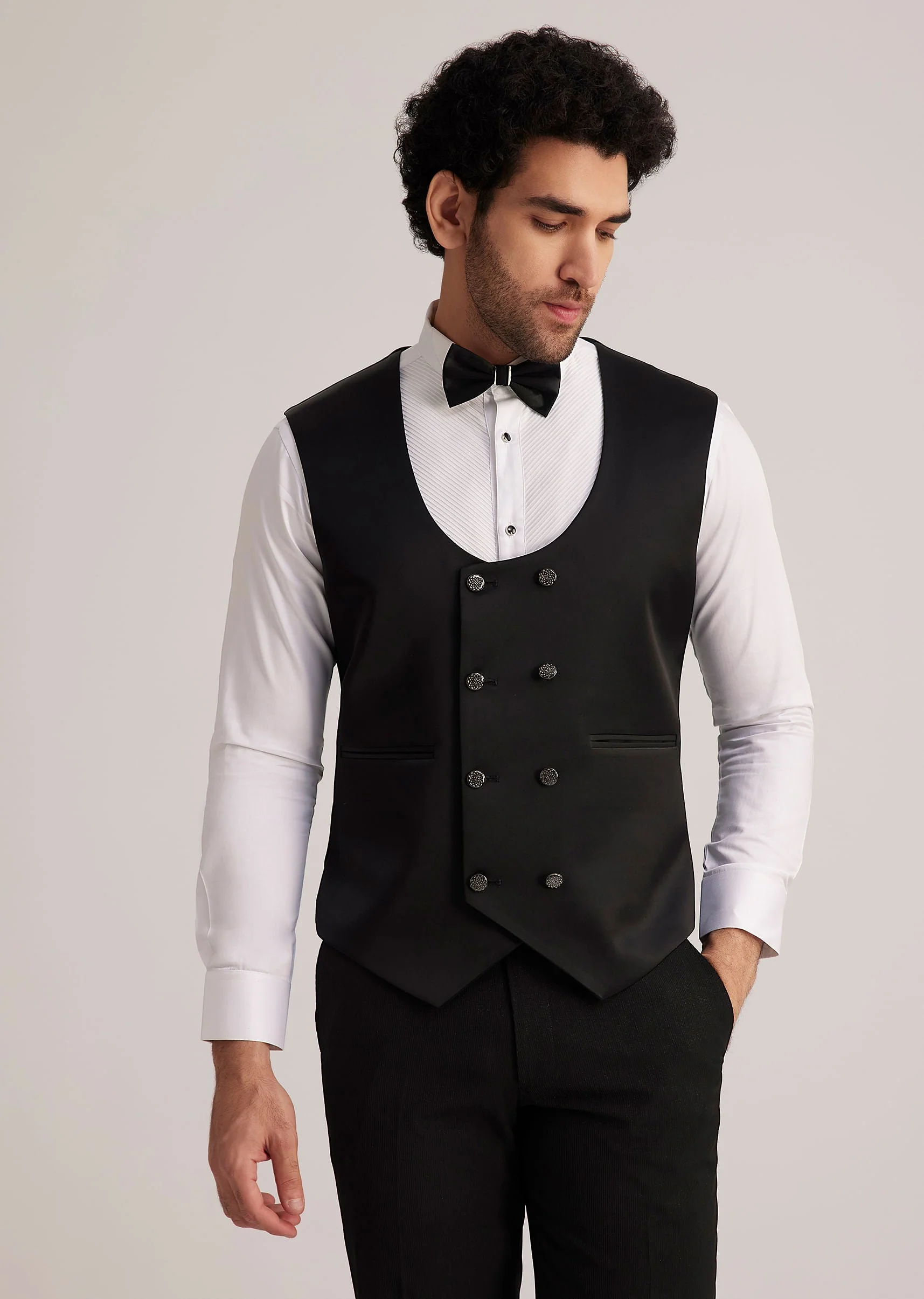 Black Embellished Tuxedo - Image 6