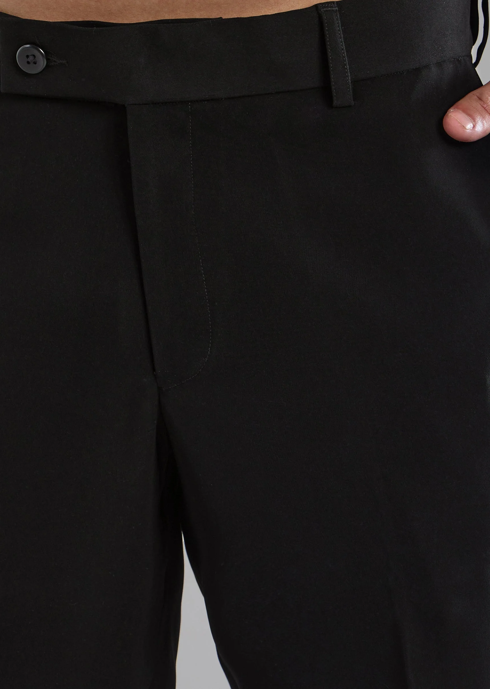 Black Stone Embellished Tuxedo and Bow Tie Set - Image 8
