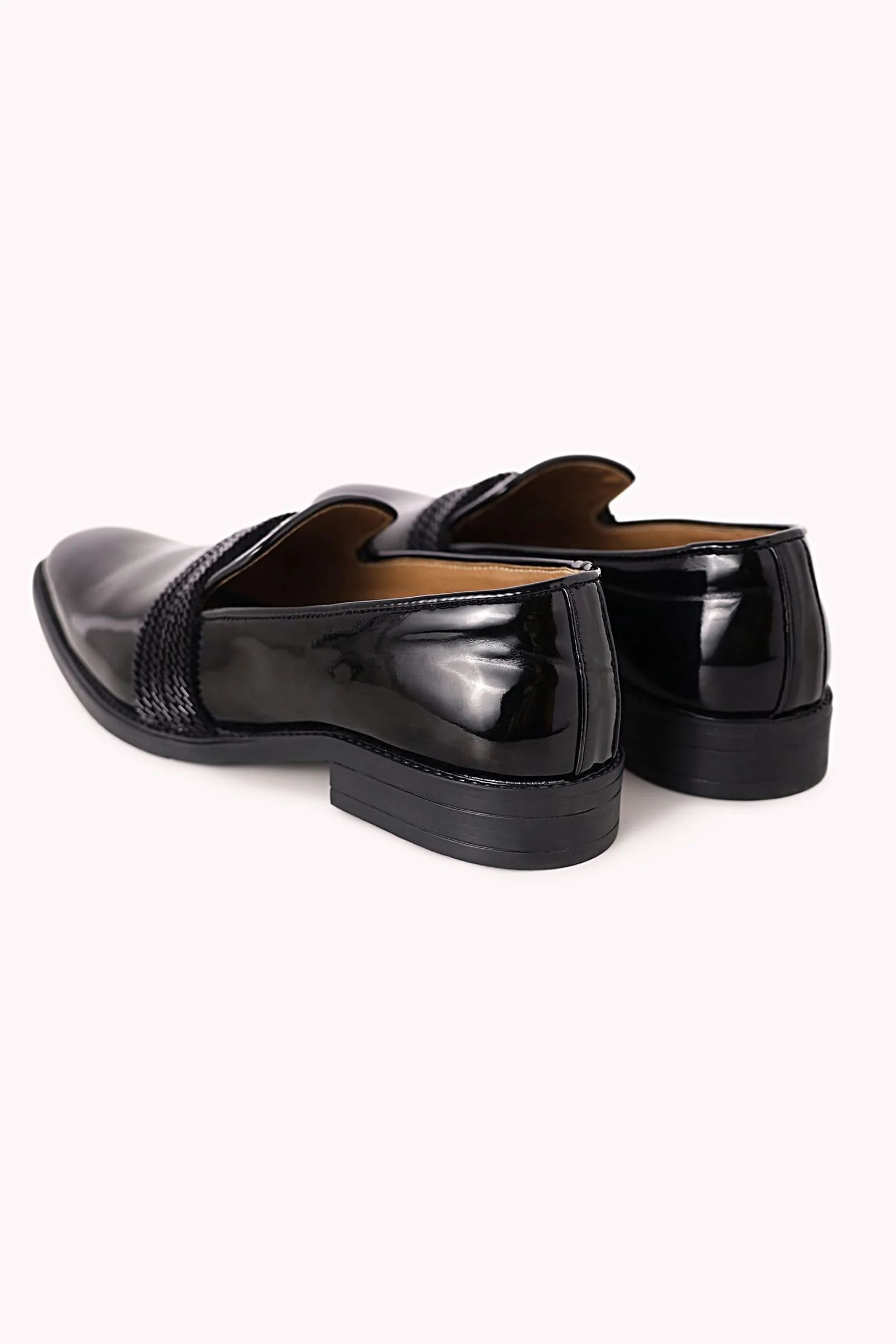 Black Textured Juttis - Image 3
