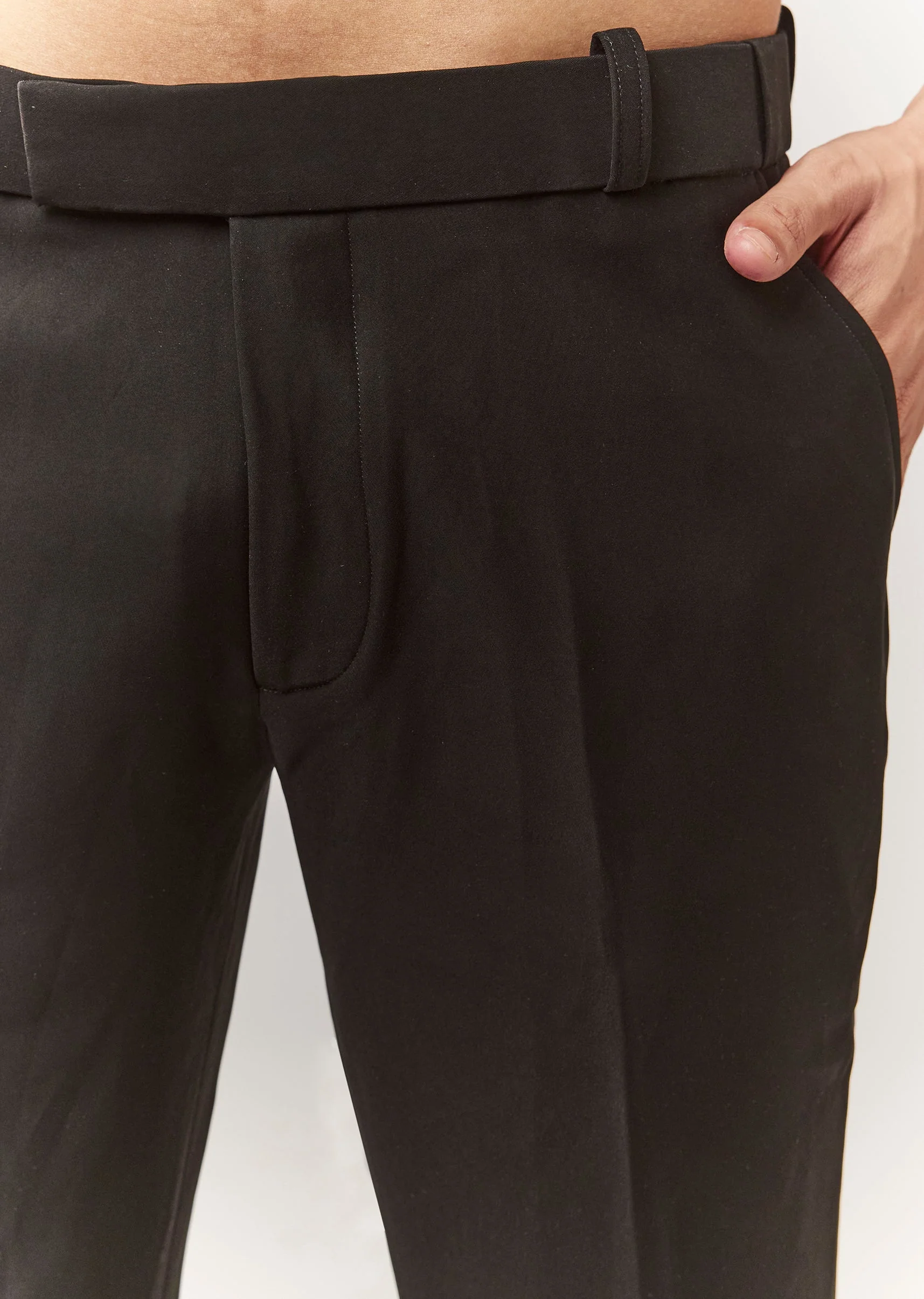 Black Tuxedo Set With Dori Work Cutdana And Stone - Image 7