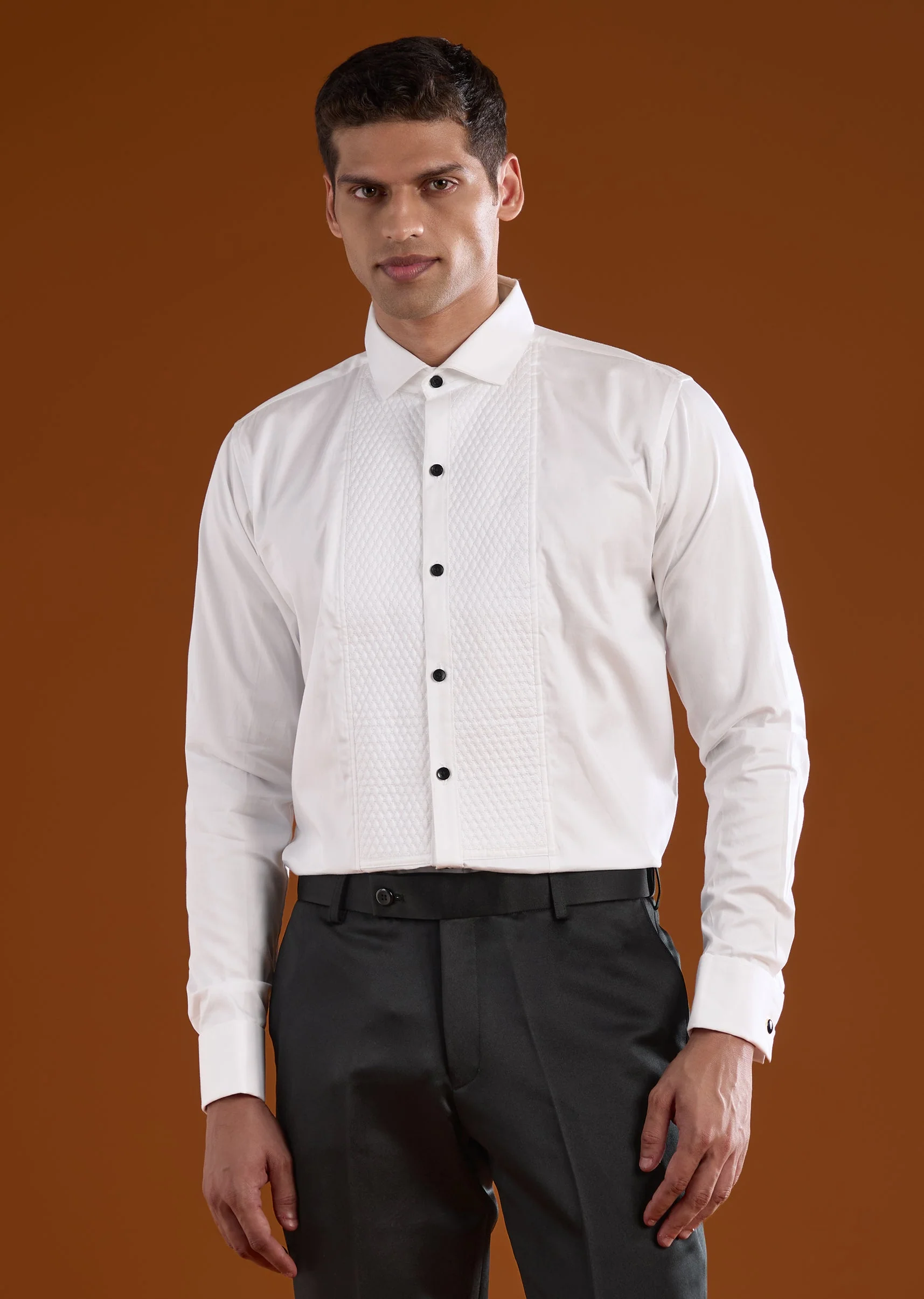 Black Tuxedo With Zardosi Detailing - Image 7