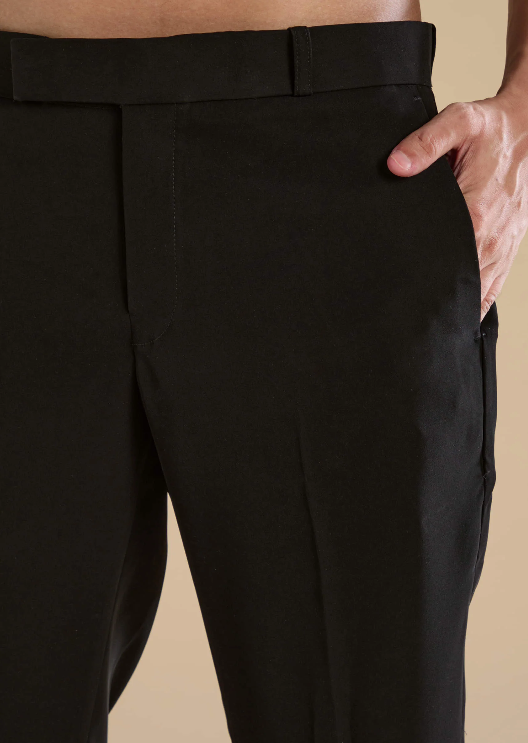 Black Velvet Jodhpuris with Cutdana Work - Image 7