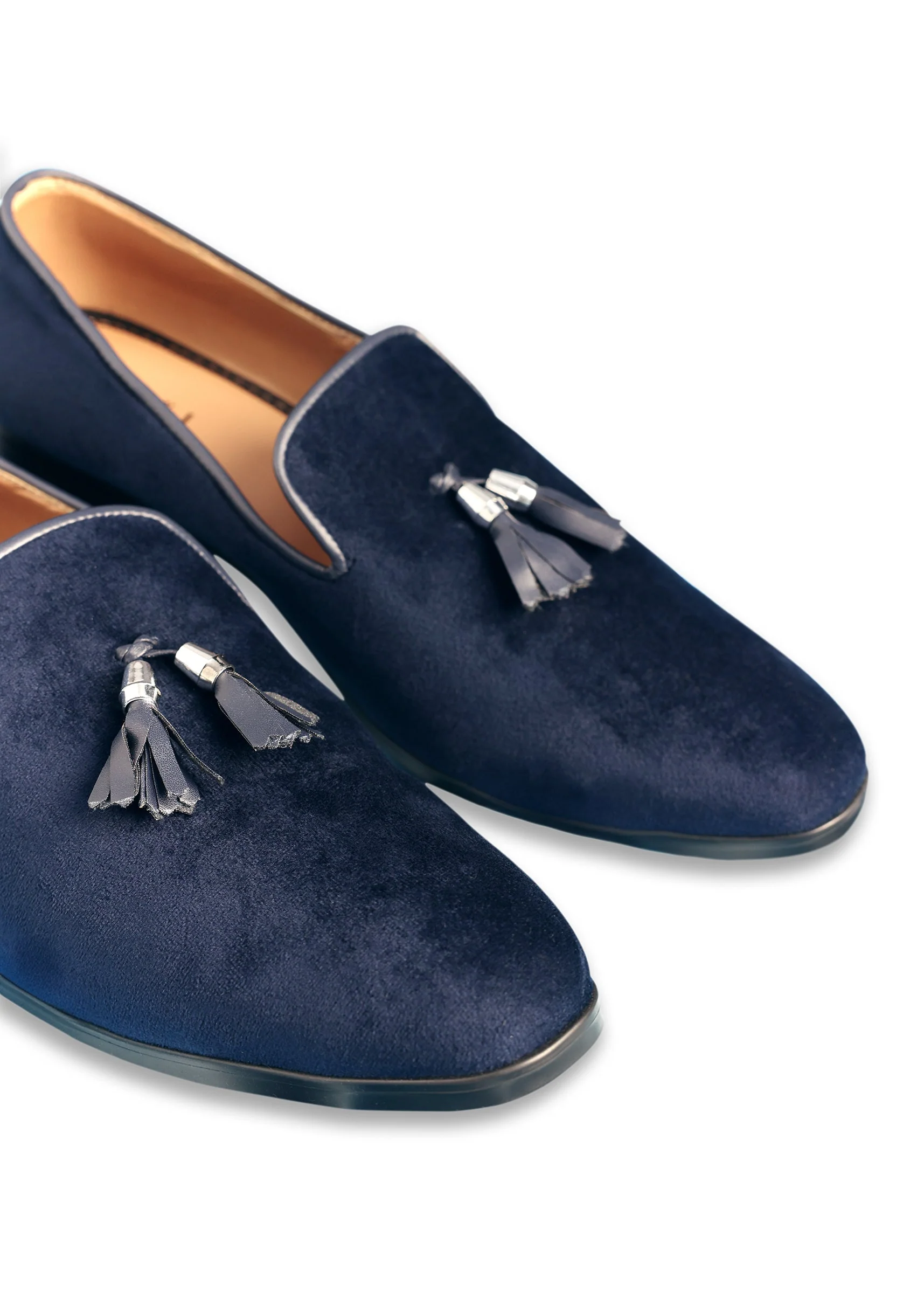 Black Velvet Tassel Jutti - Image 3