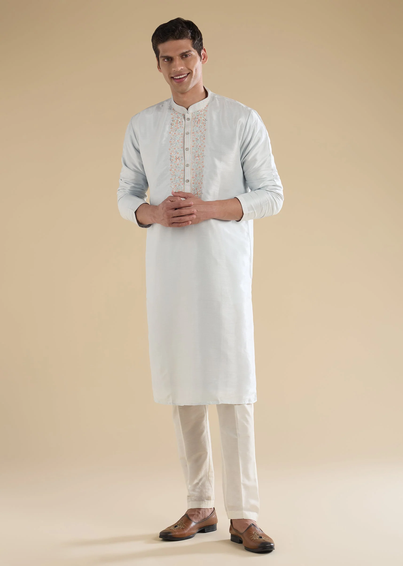 Blue Classic Kurta Set - Image 2