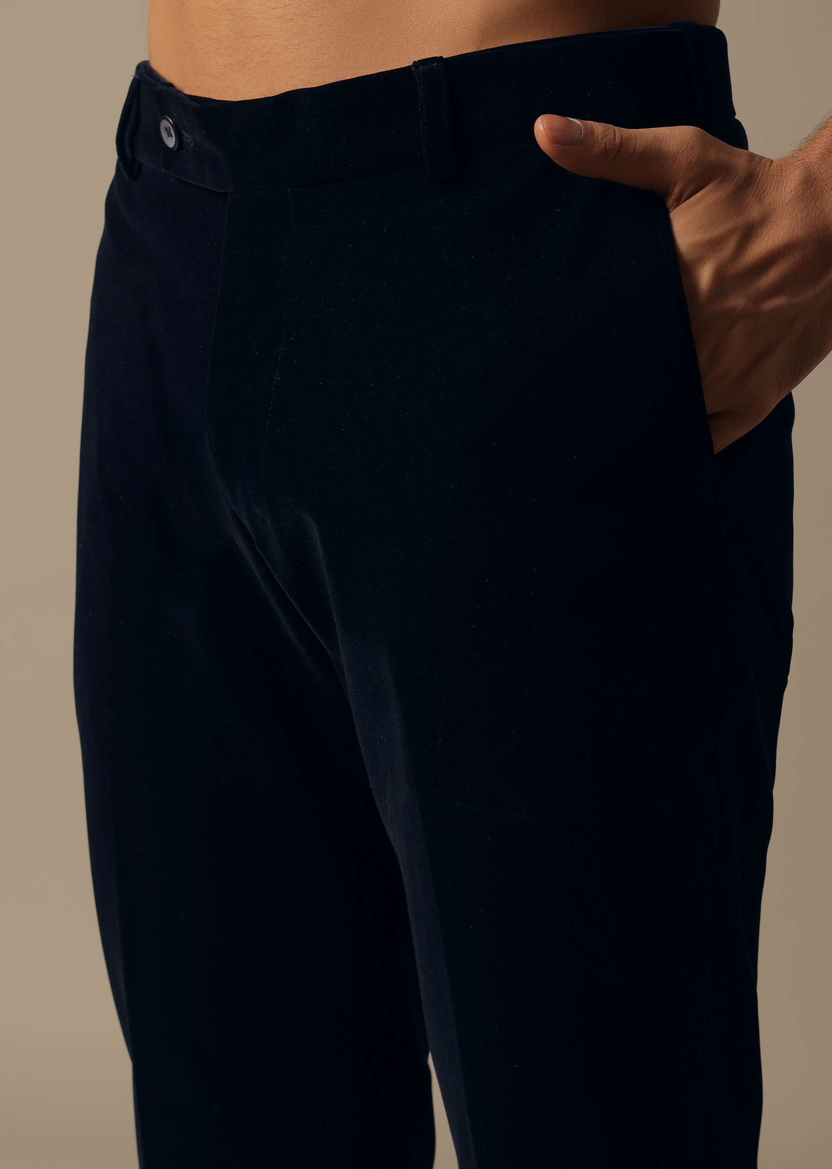 Blue Velvet Tuxedo Set For Men - Image 7