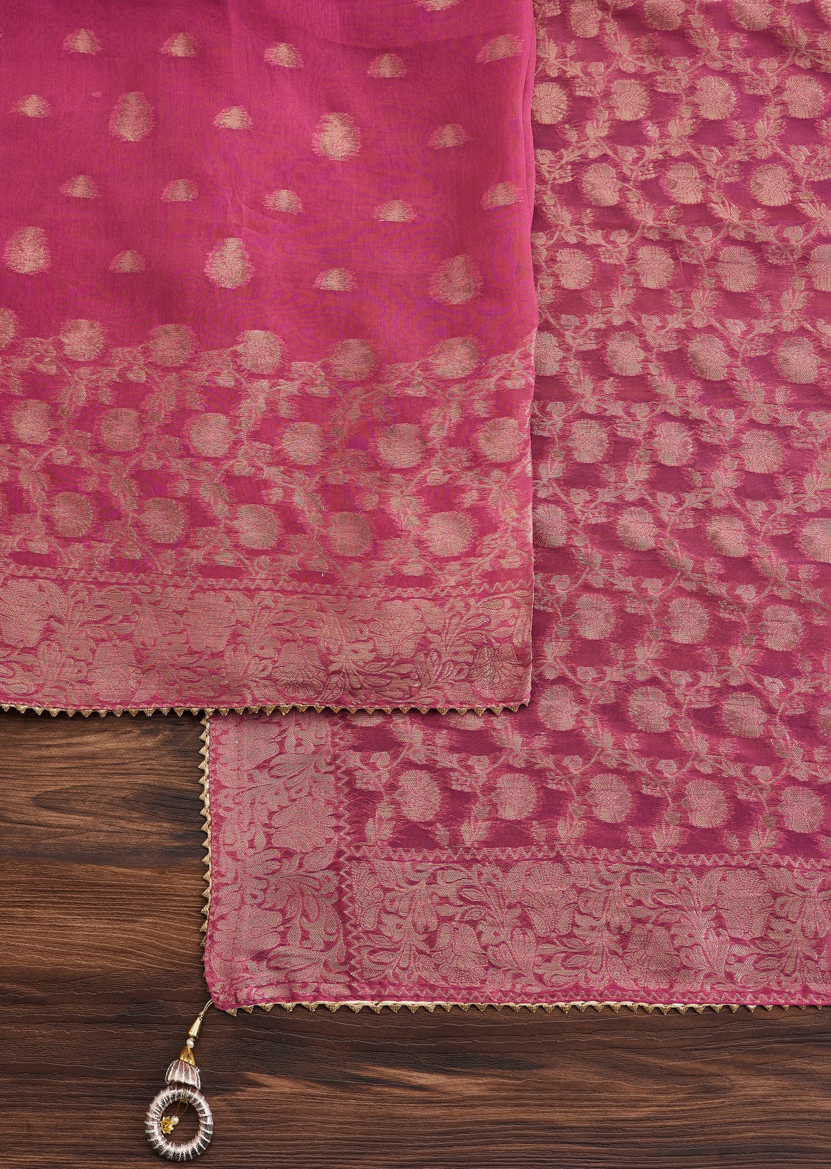 Bright Rani Pink Suit - Image 2