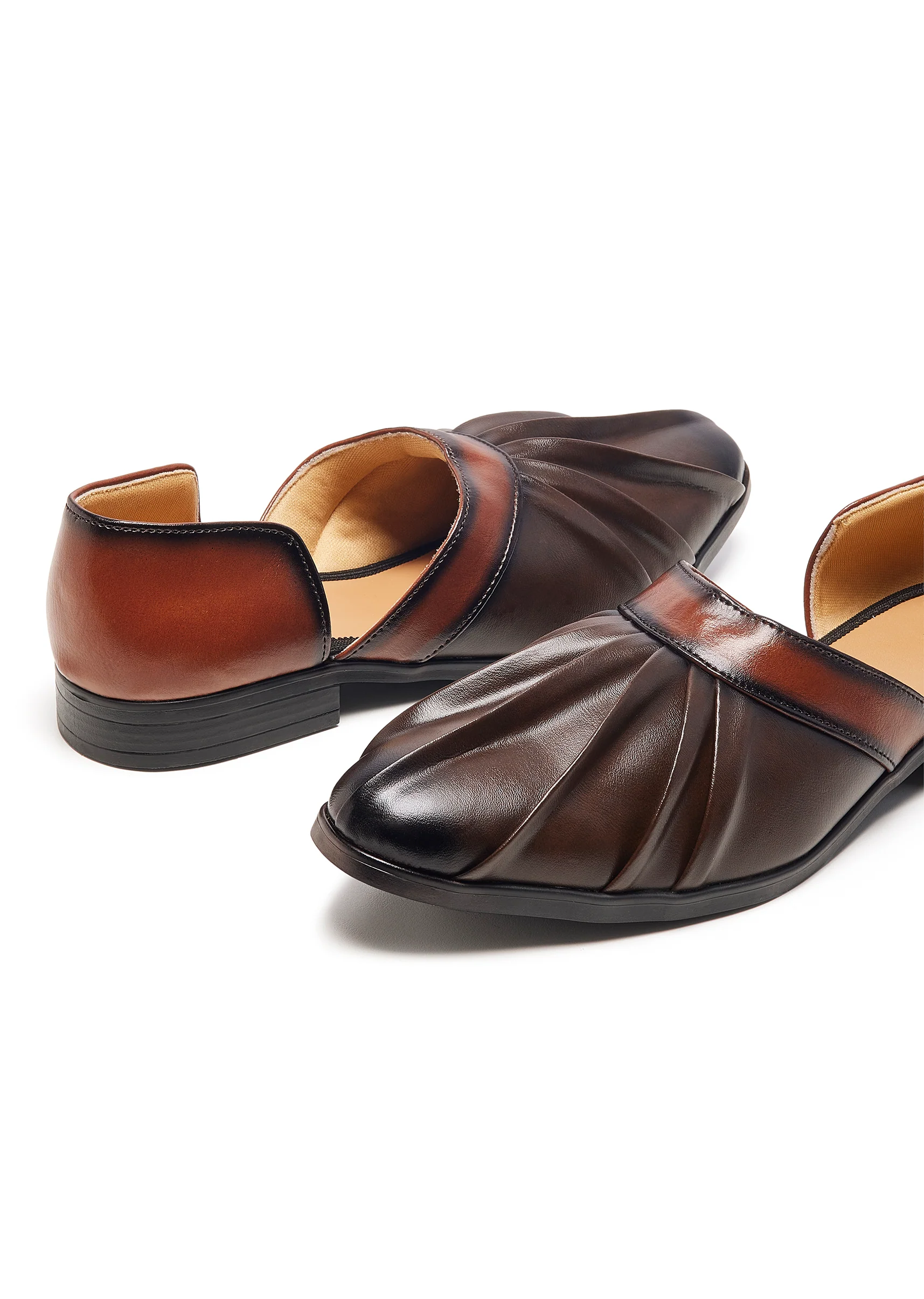 Brown Festive Loafer Faux Leather - Image 2