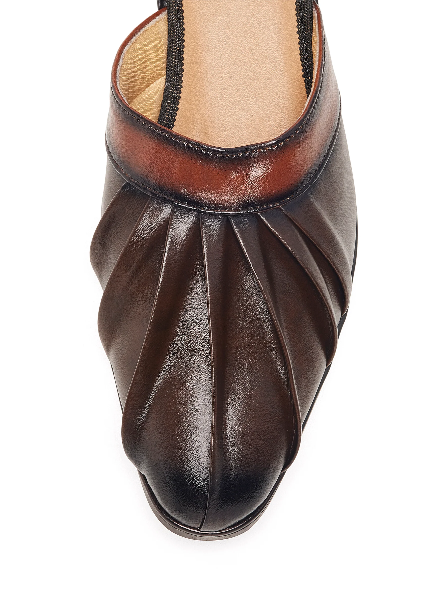 Brown Festive Loafer Faux Leather - Image 5