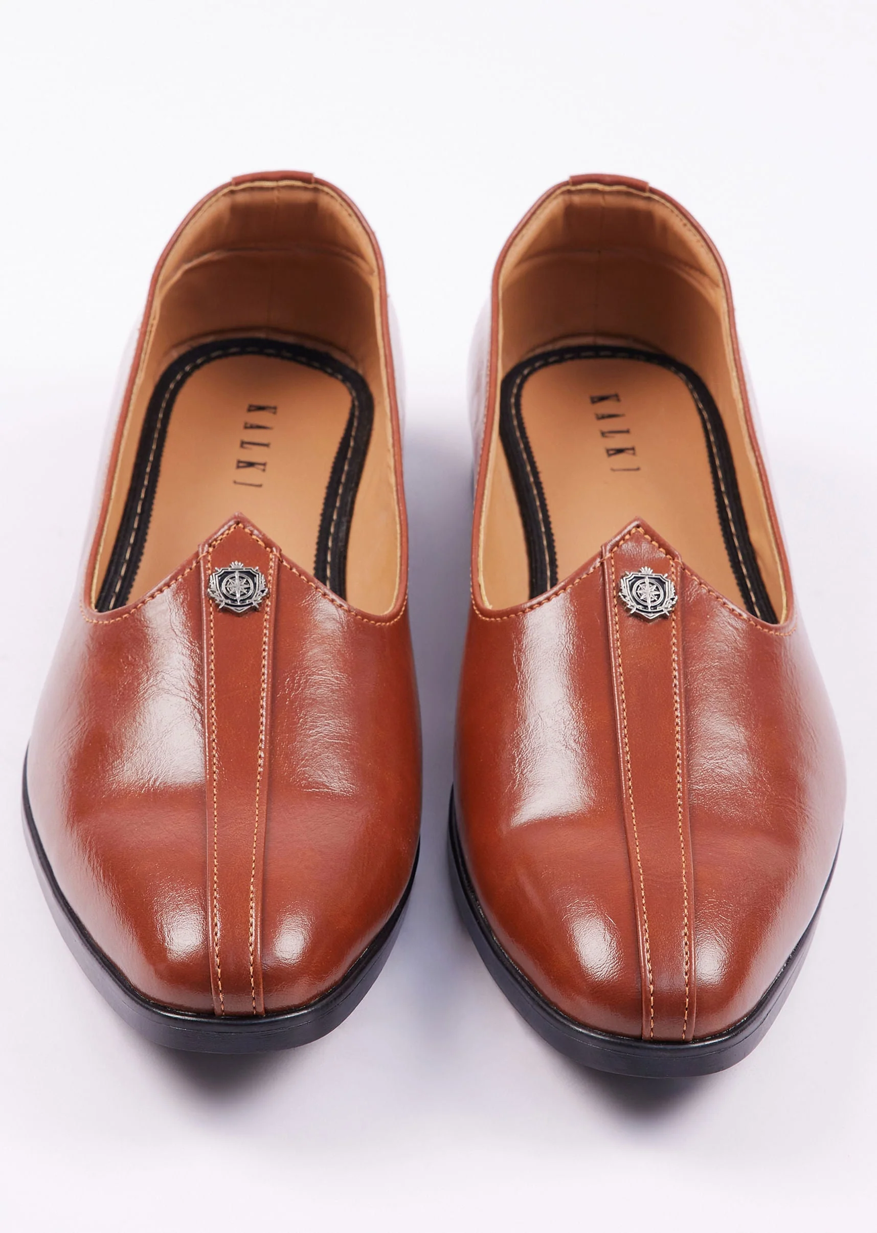 Brown Formal Juttis For Men - Image 5