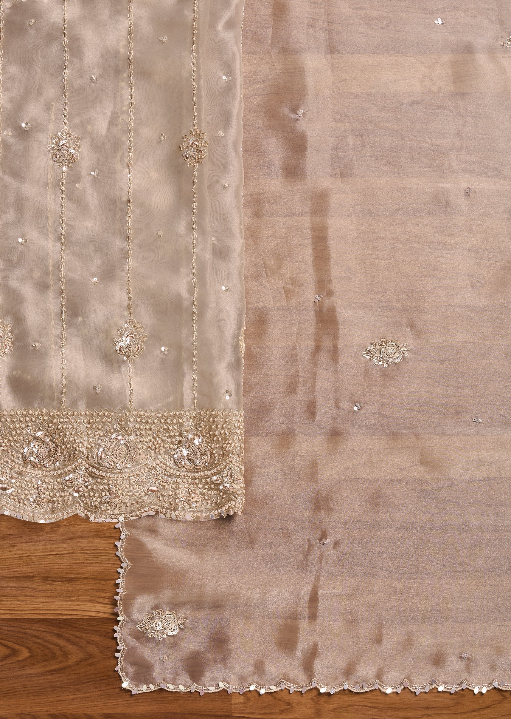 Cream Tissue Suit - Image 2