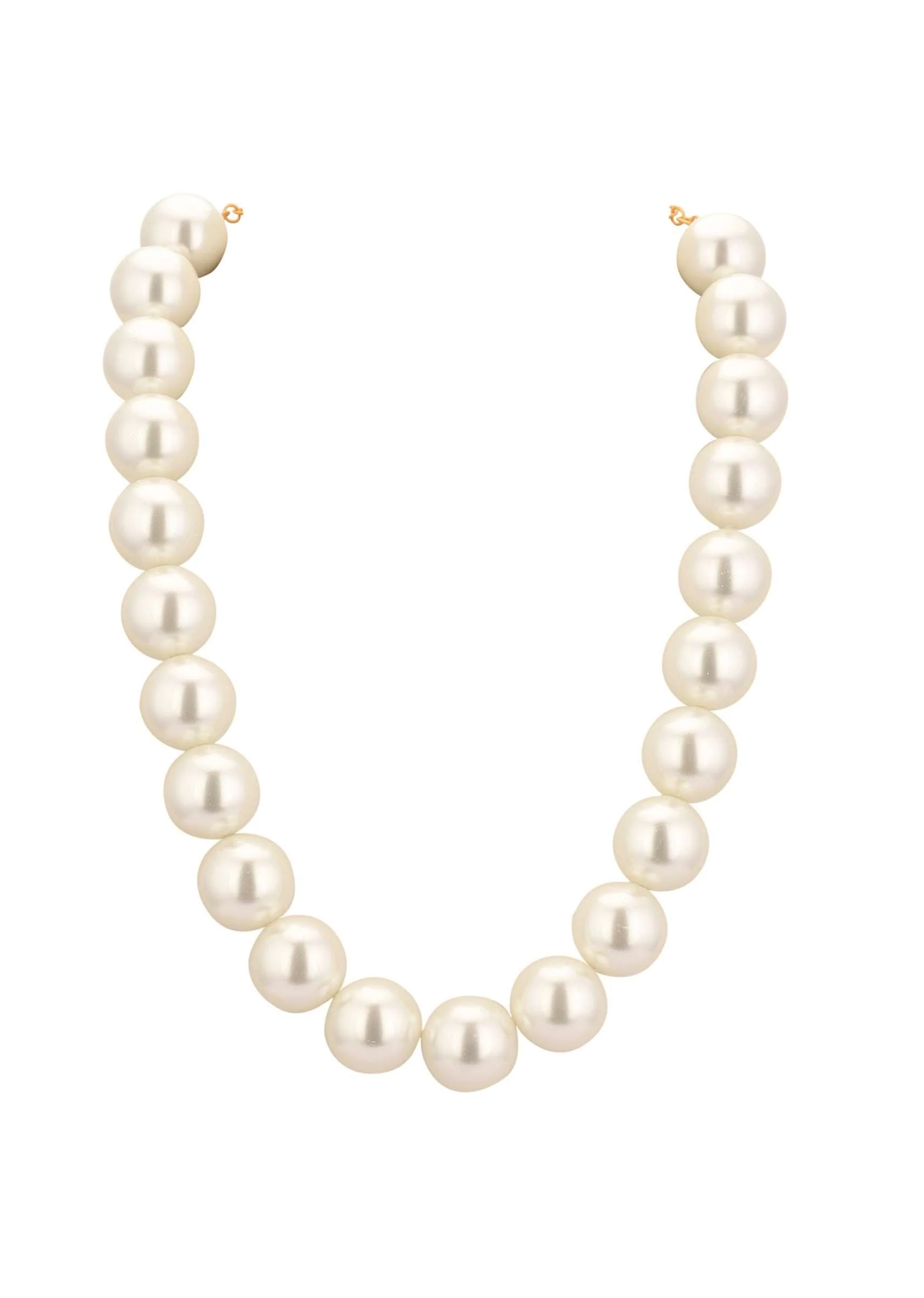 Daisy White Pearl String Necklace - Image 3