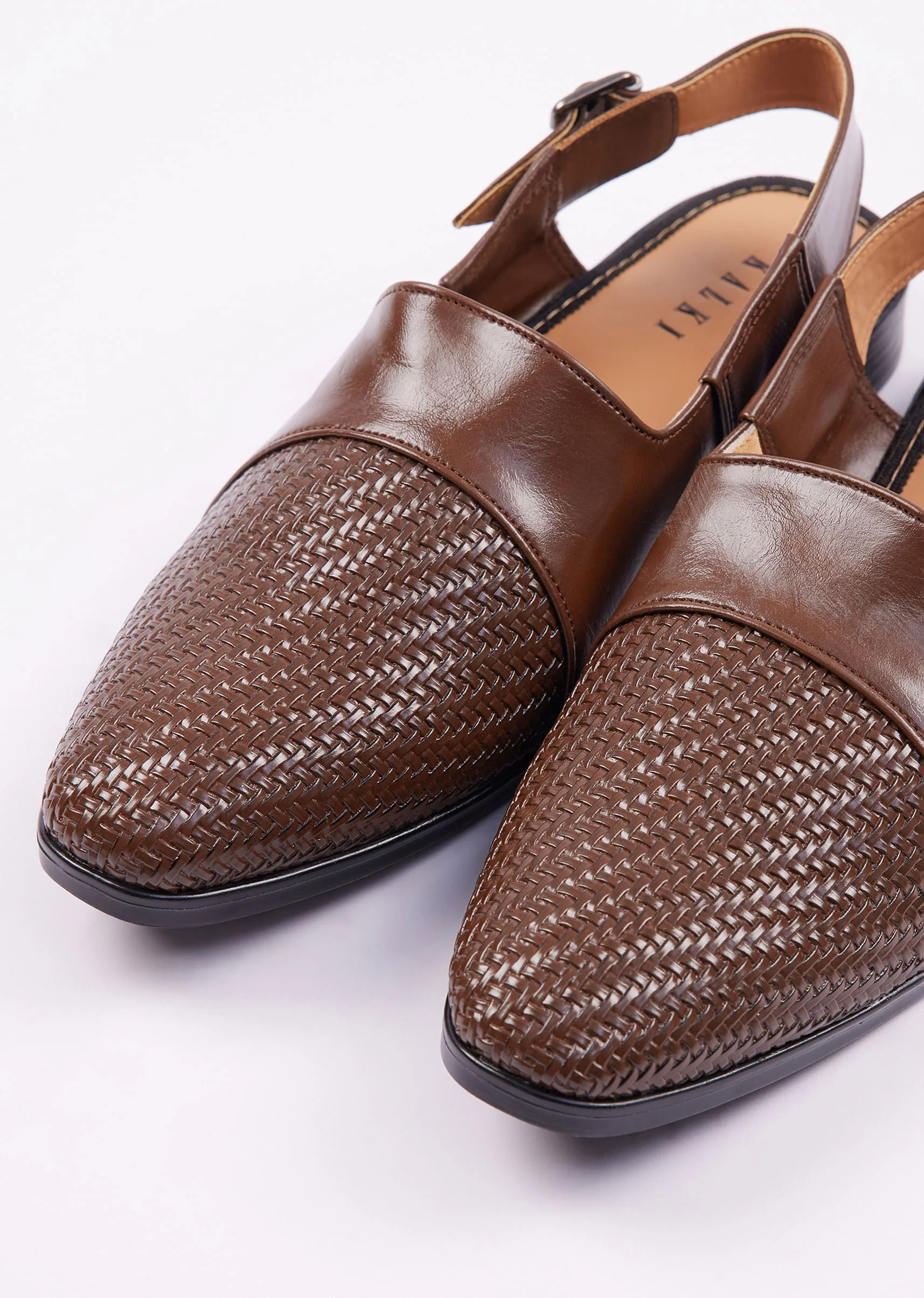 Dark Brown Ethnic Juttis For Men - Image 4