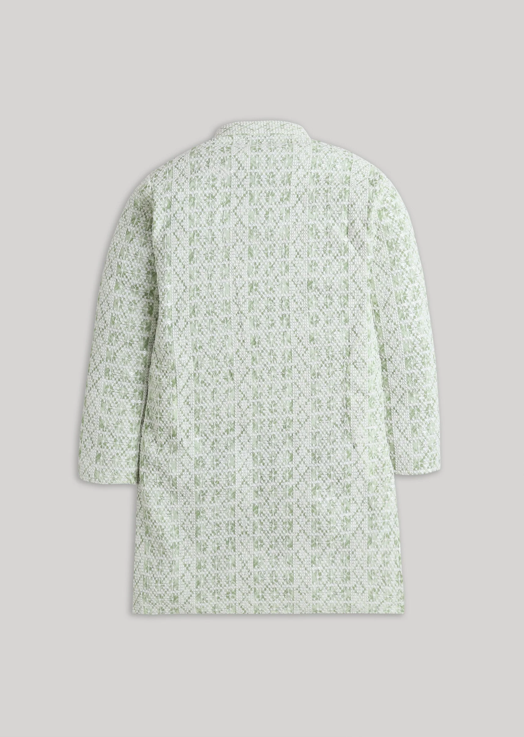 Elegant Green Embroidered Kurta Set - Image 3