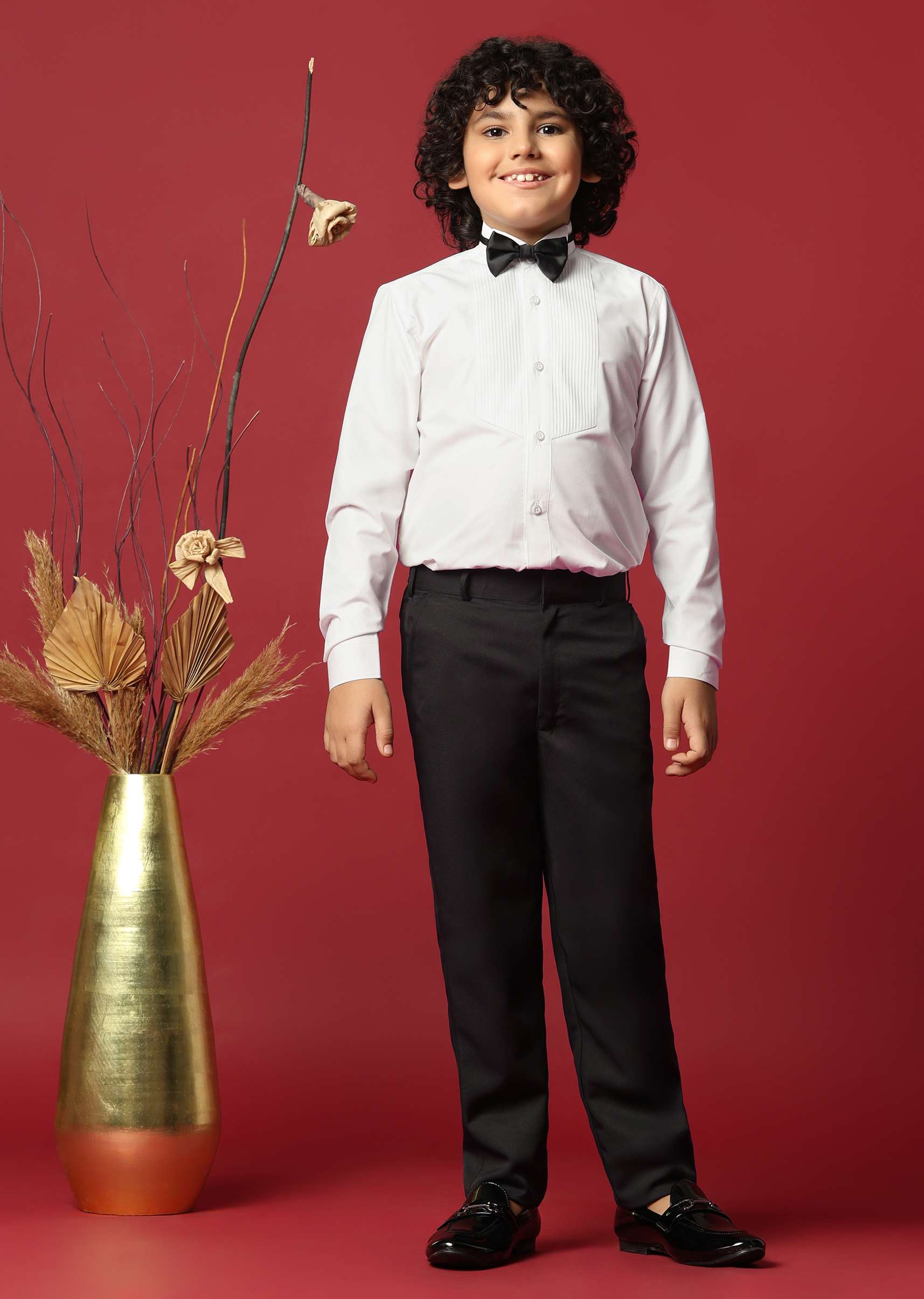 Embroidered Festive Tuxedo For Boys - Image 7