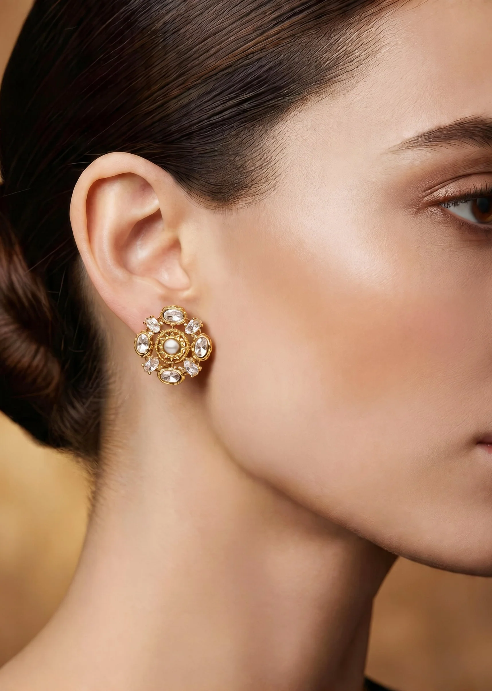 Ethereal Shine Zirconia Earrings