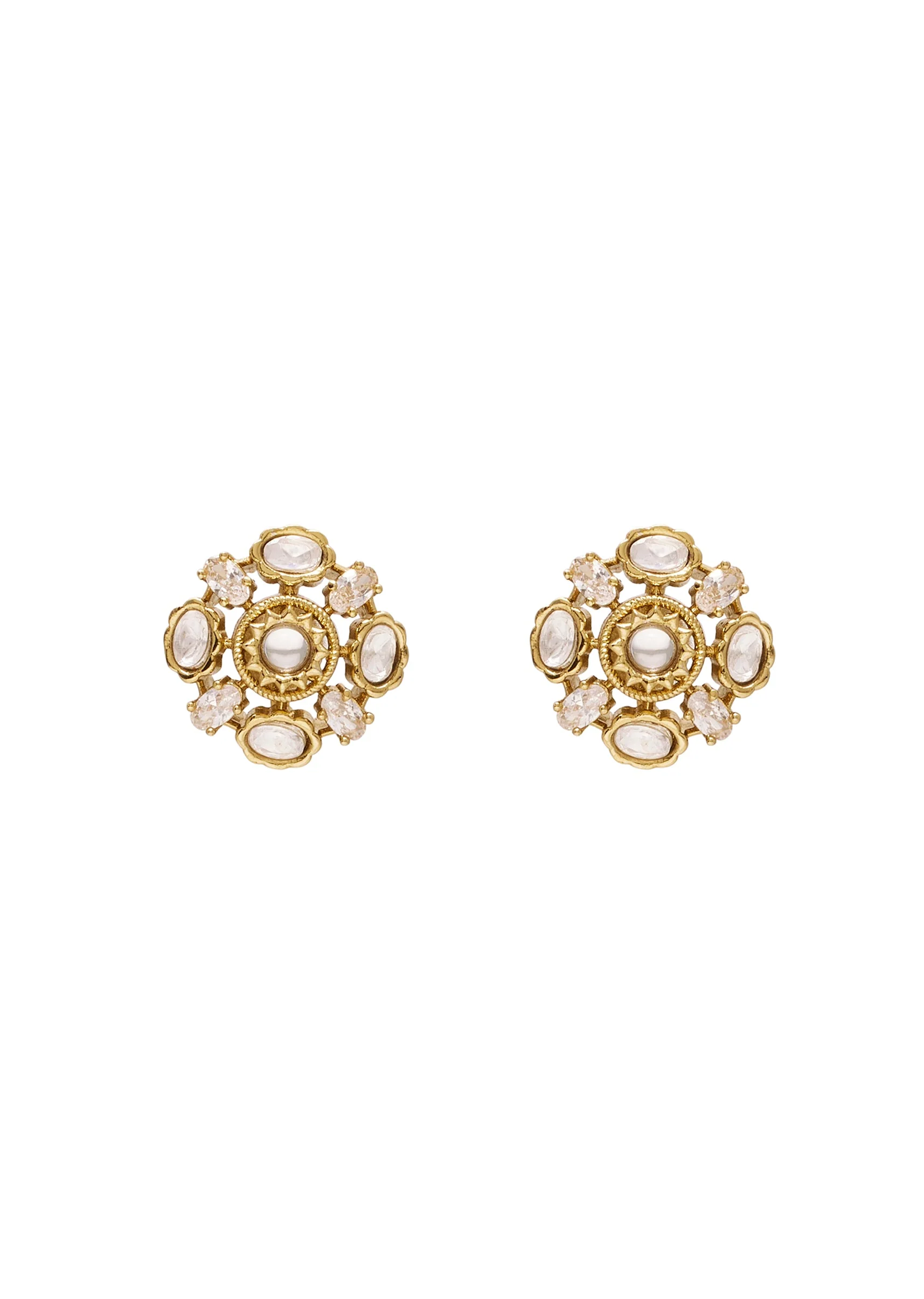 Ethereal Shine Zirconia Earrings - Image 2