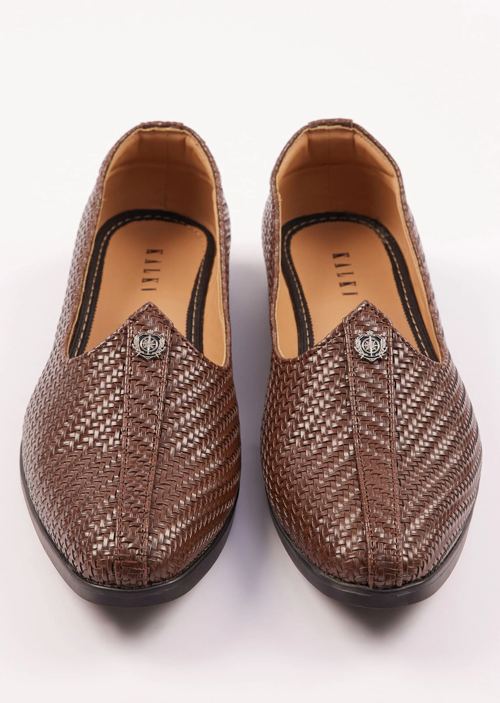 Ethnic Juttis For Men In Dark Brown - Image 2