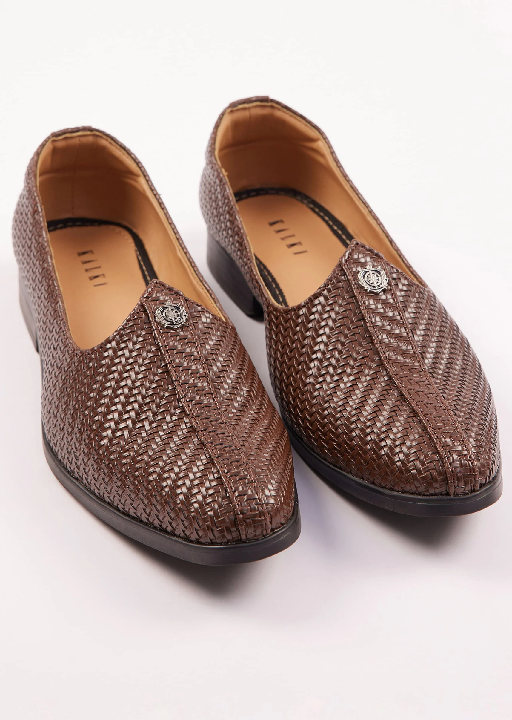 Ethnic Juttis For Men In Dark Brown - Image 5
