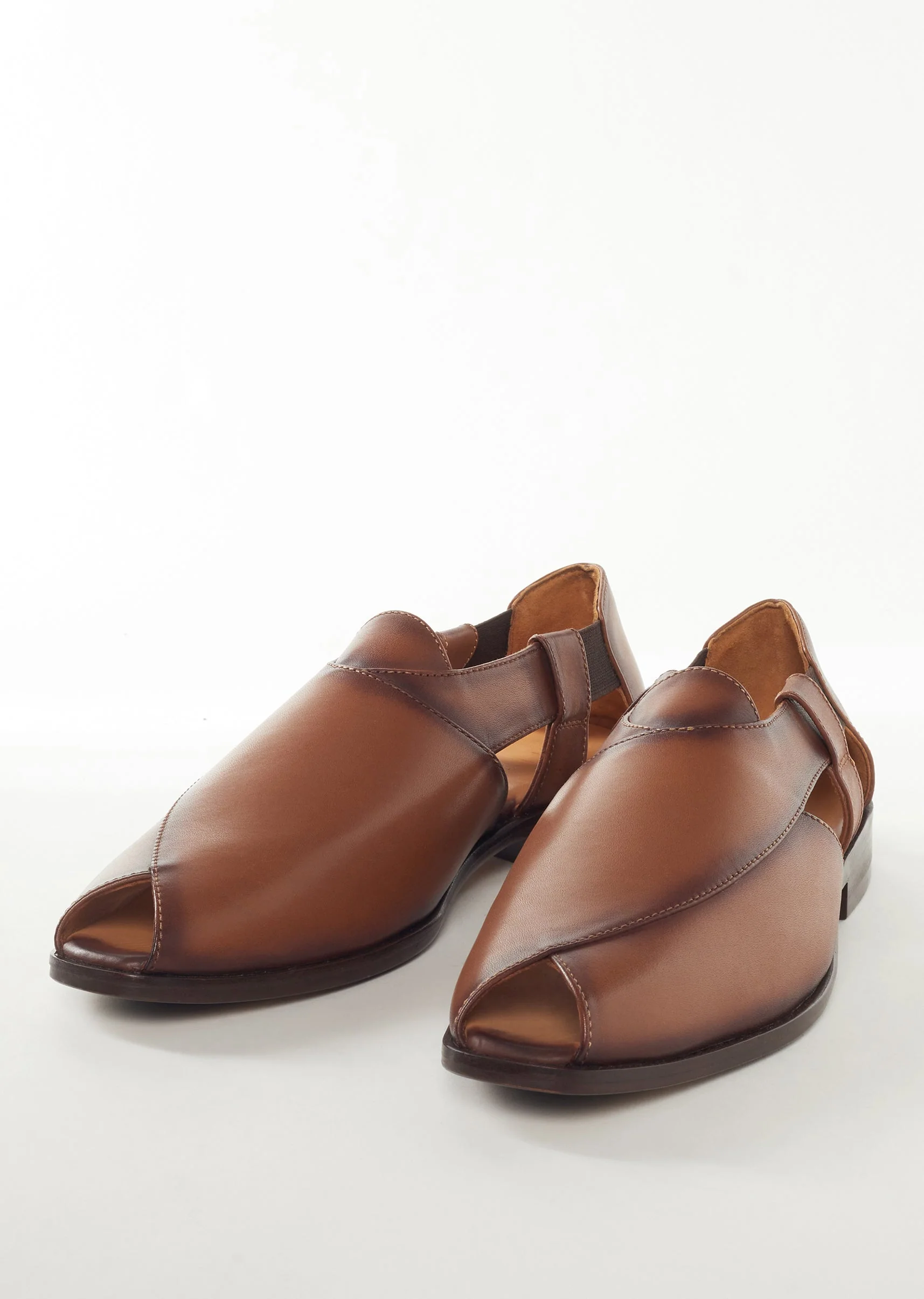 Faux Leather Footwear For Men