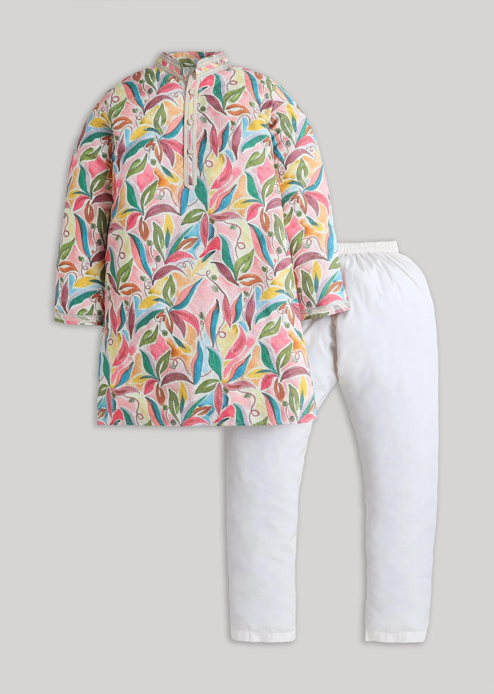 Floral Cotton Kurta Set