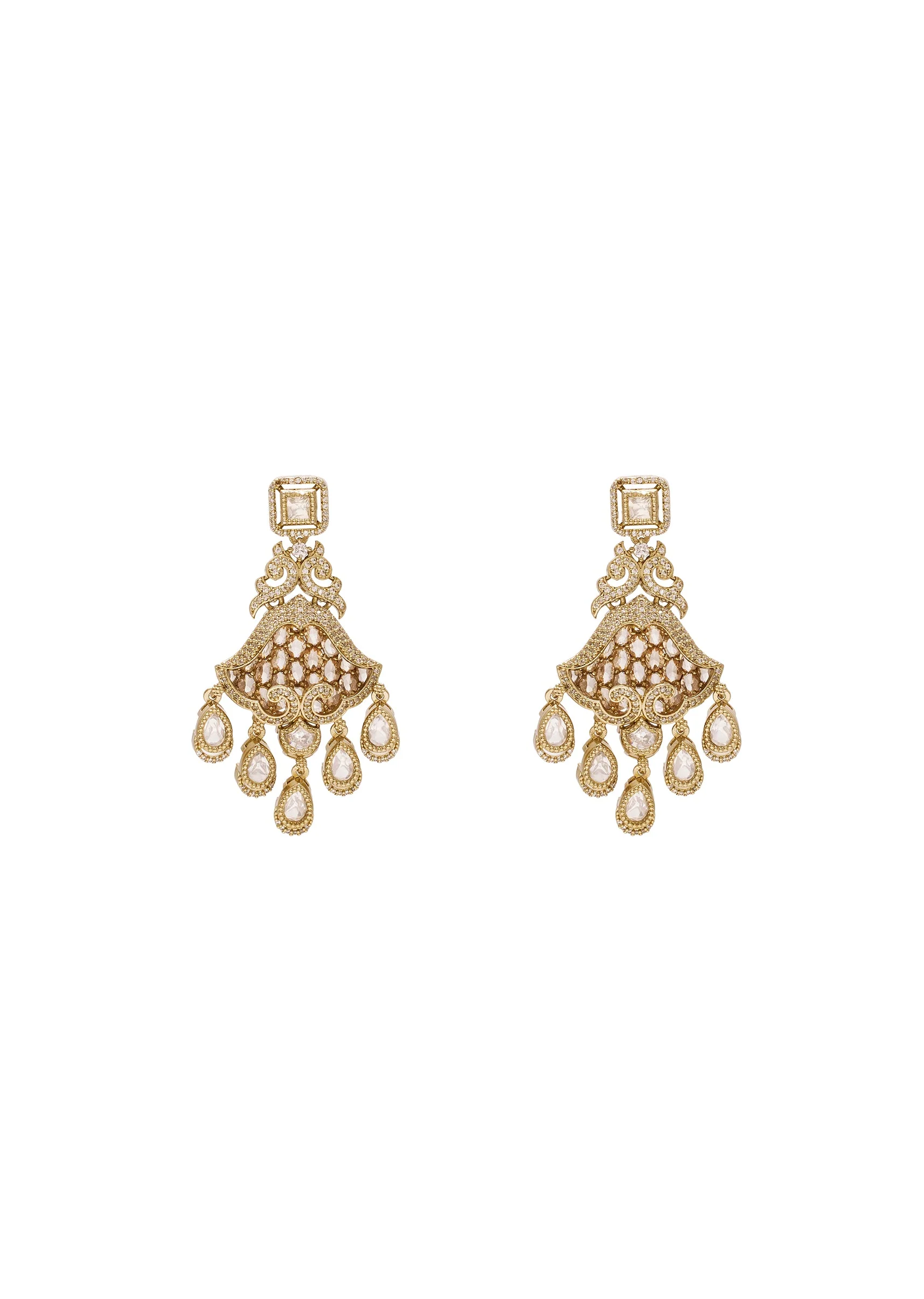 Gloss Chandbali Earrings - Image 2