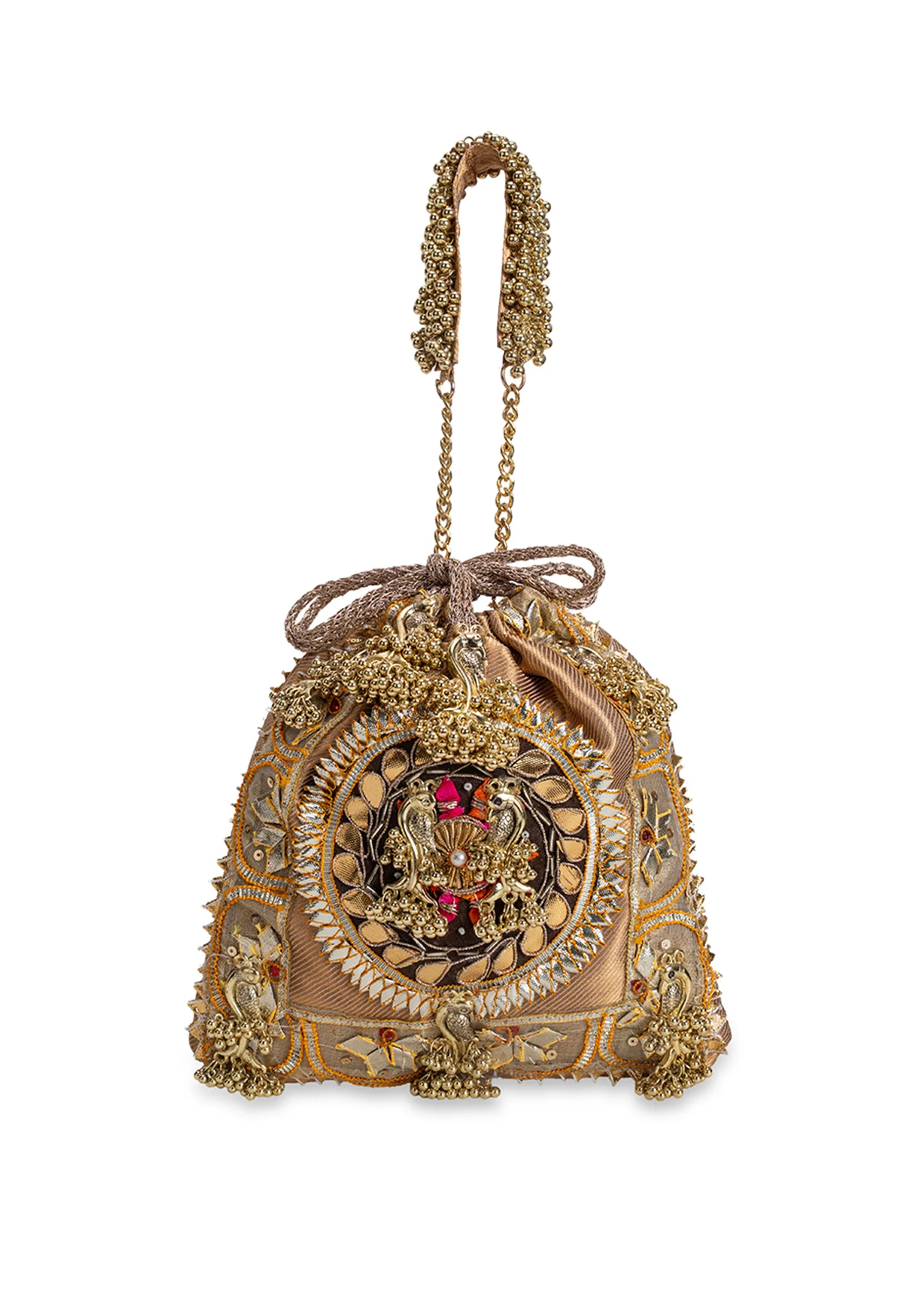 Gold Embellished Handbag - Image 2
