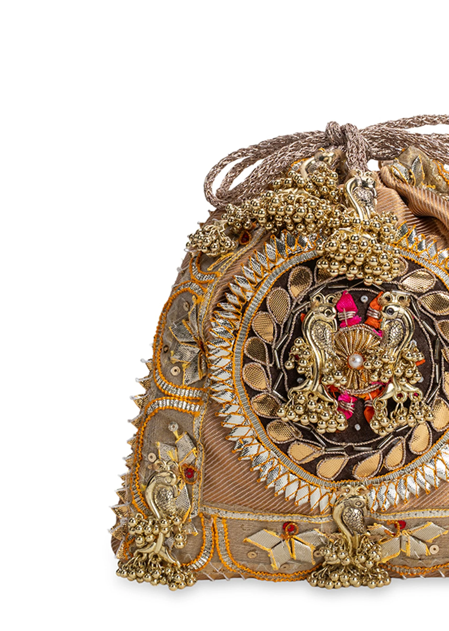 Gold Embellished Handbag - Image 3