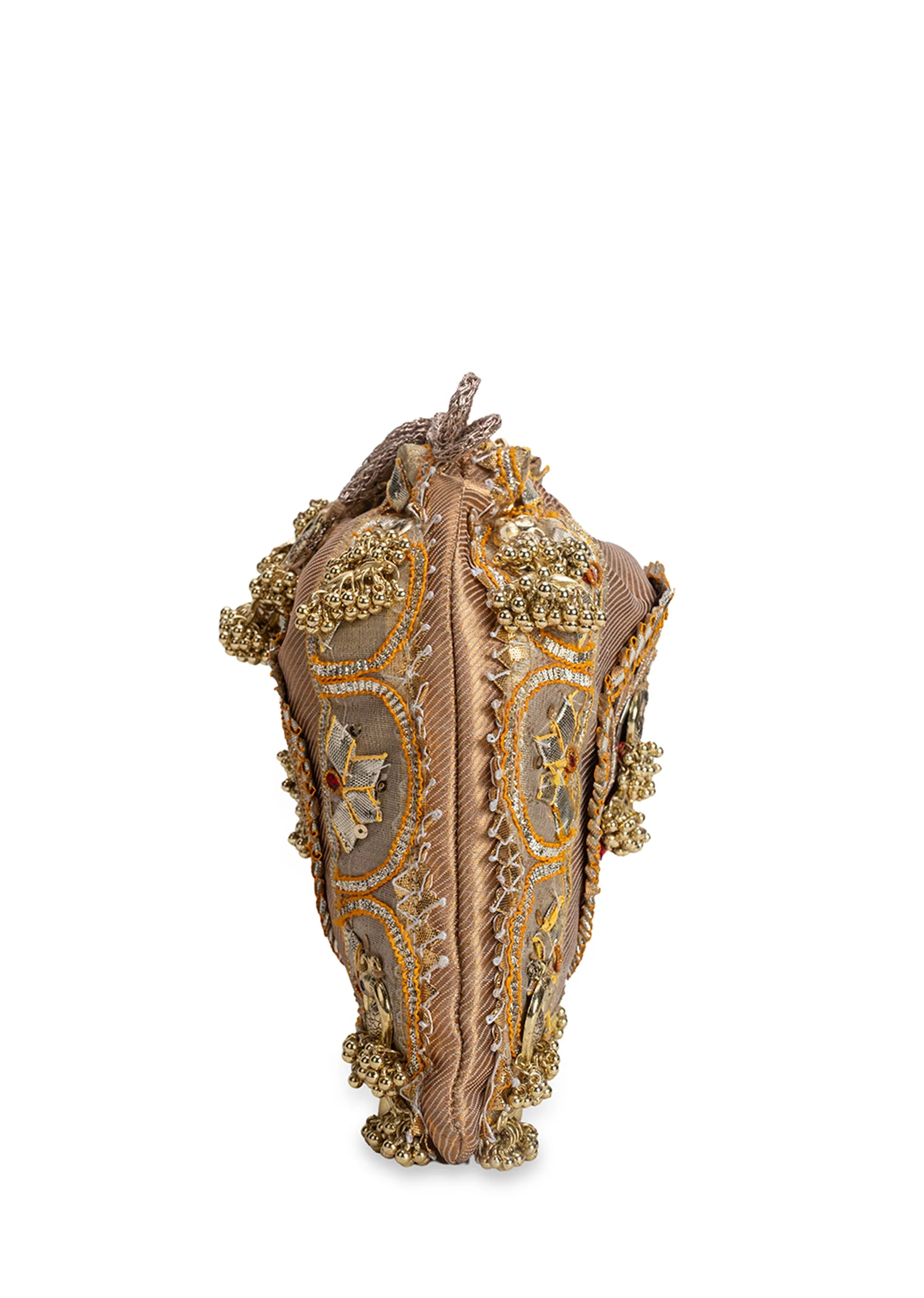 Gold Embellished Handbag - Image 5