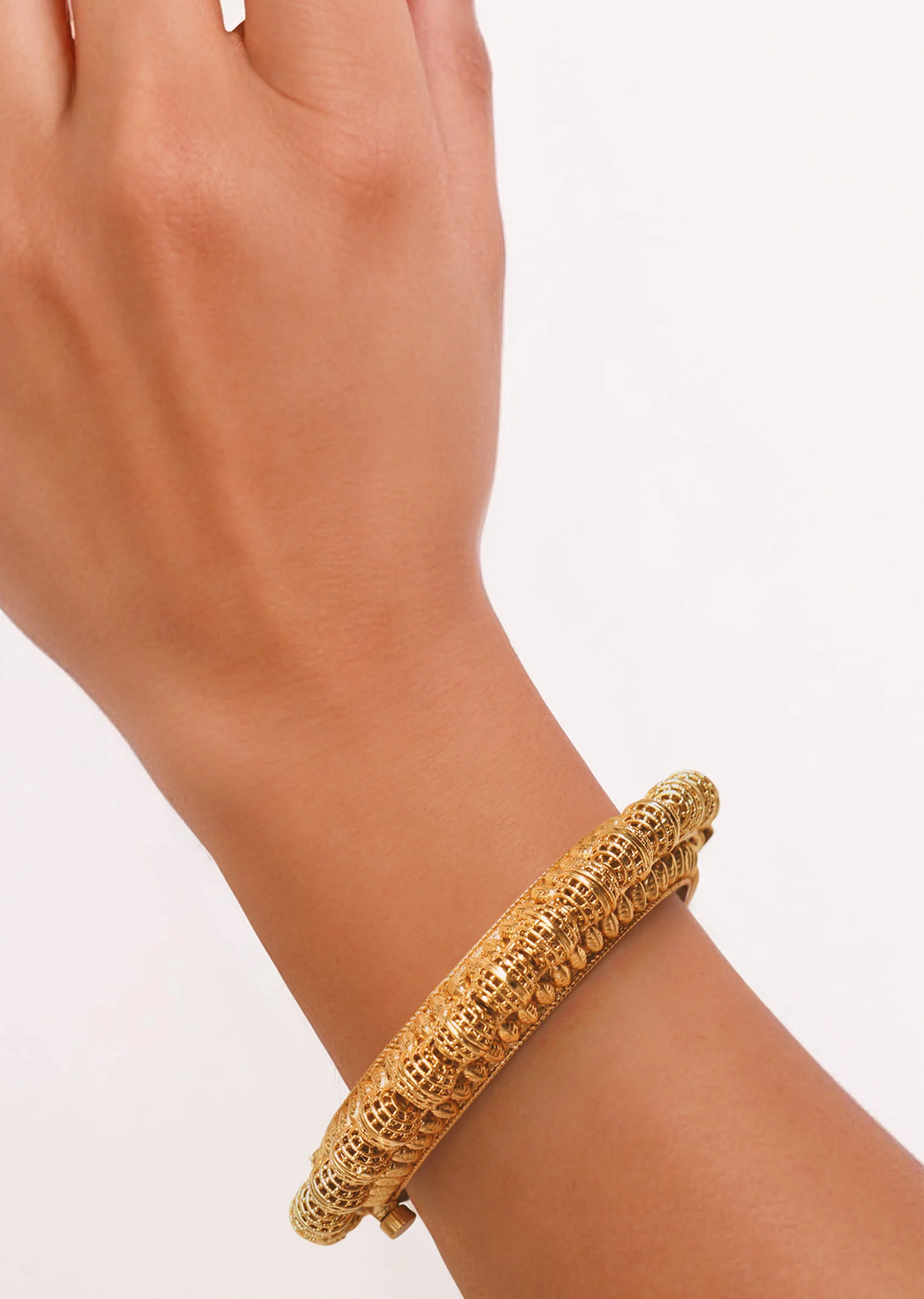 Gold Kundan Bangle