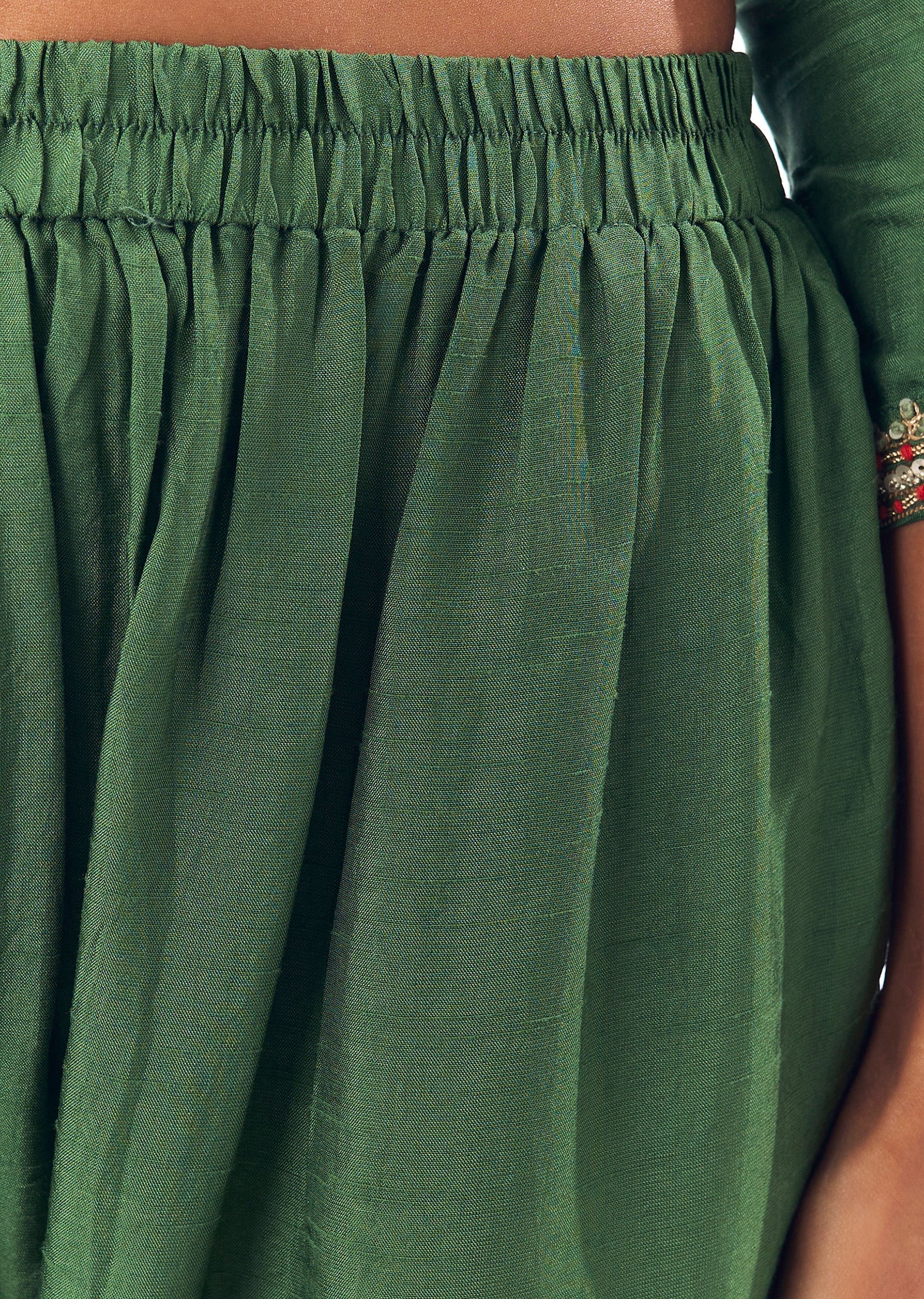 Green Kurta Set - Image 6