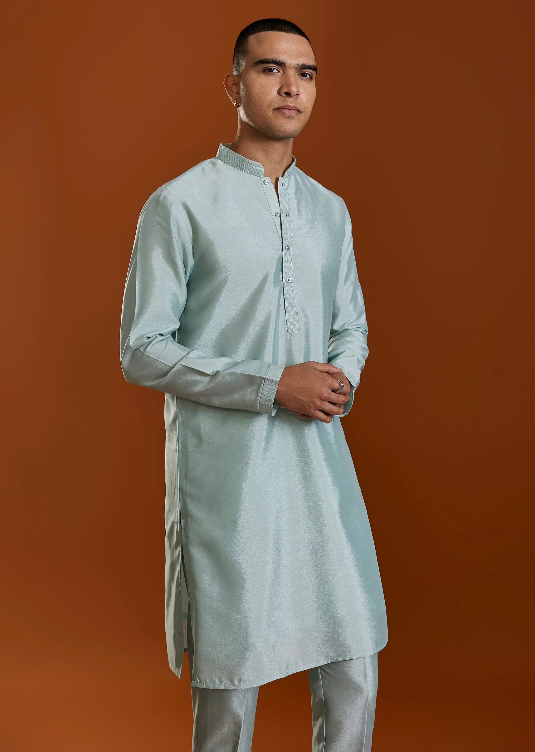 Green Threadwork Kurta Sets - Image 6
