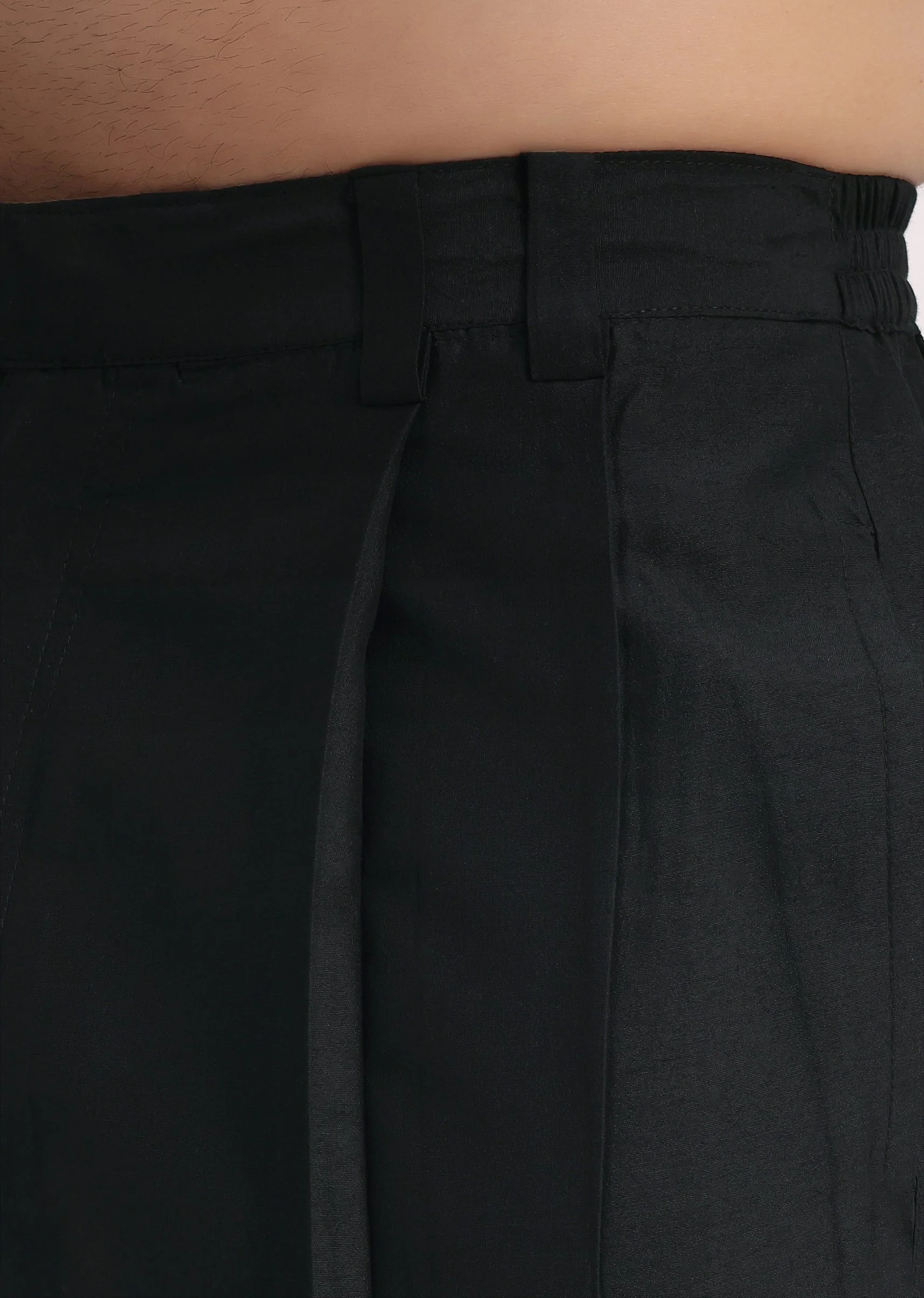 Grey Shaded Sequin Zipper Kurta With Black Pants - Image 6