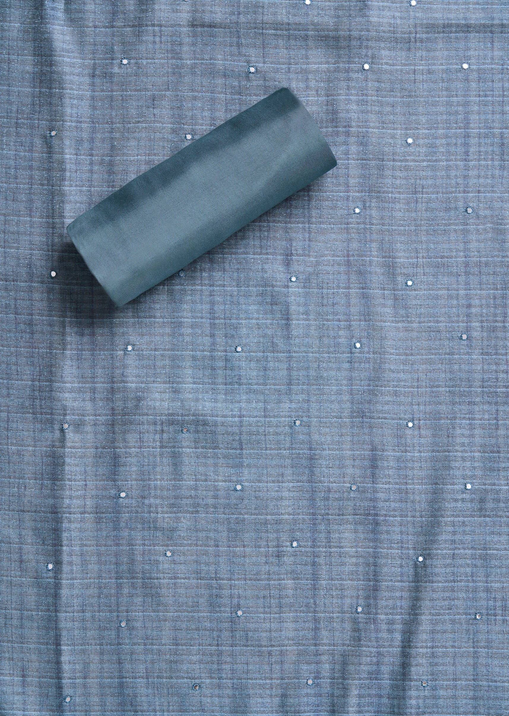 Grey Tissue Unstitched Suit Set - Image 4
