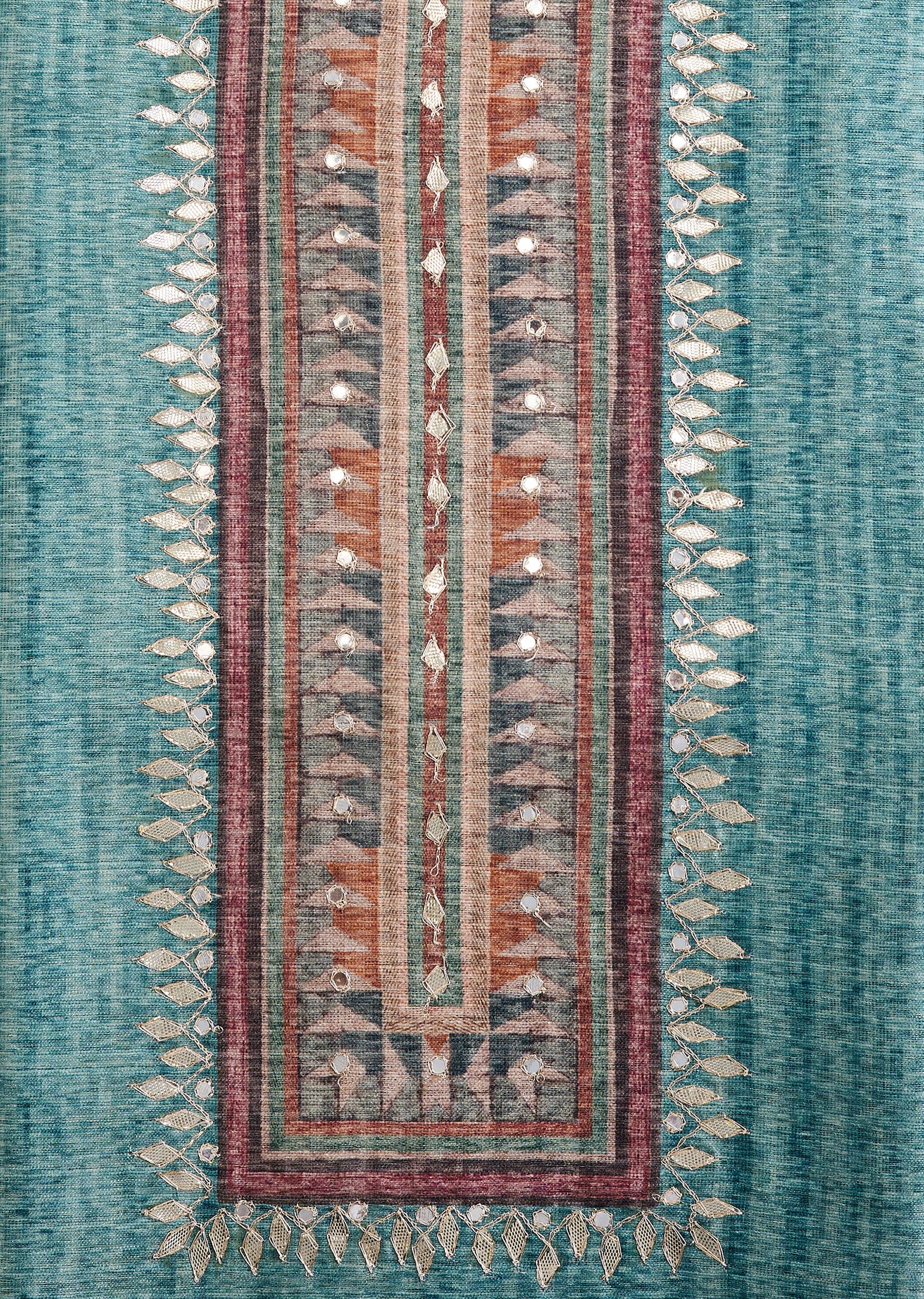 Grey Tussar Suit Set - Image 2
