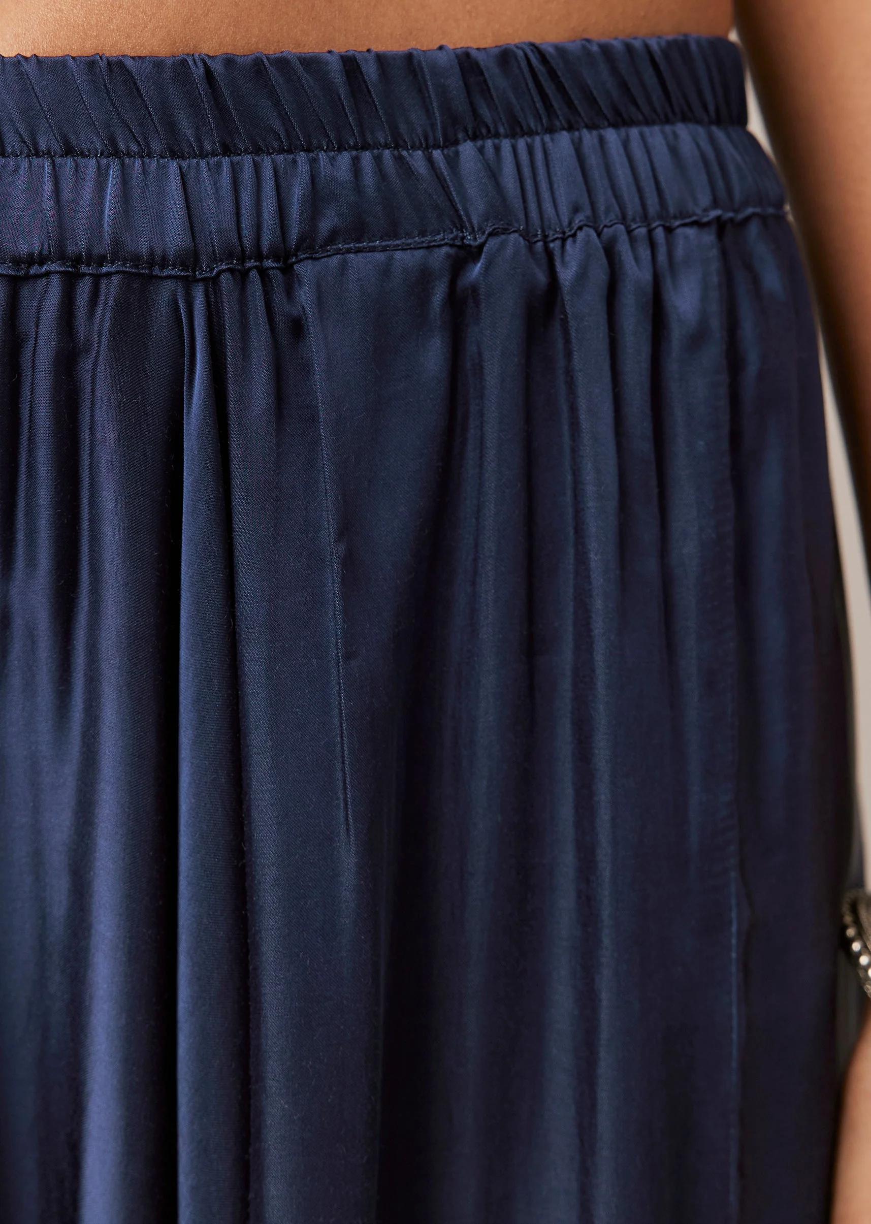 Indigo Hand Dyed Leheriya Jacket and Cowl Pant Set - Image 7