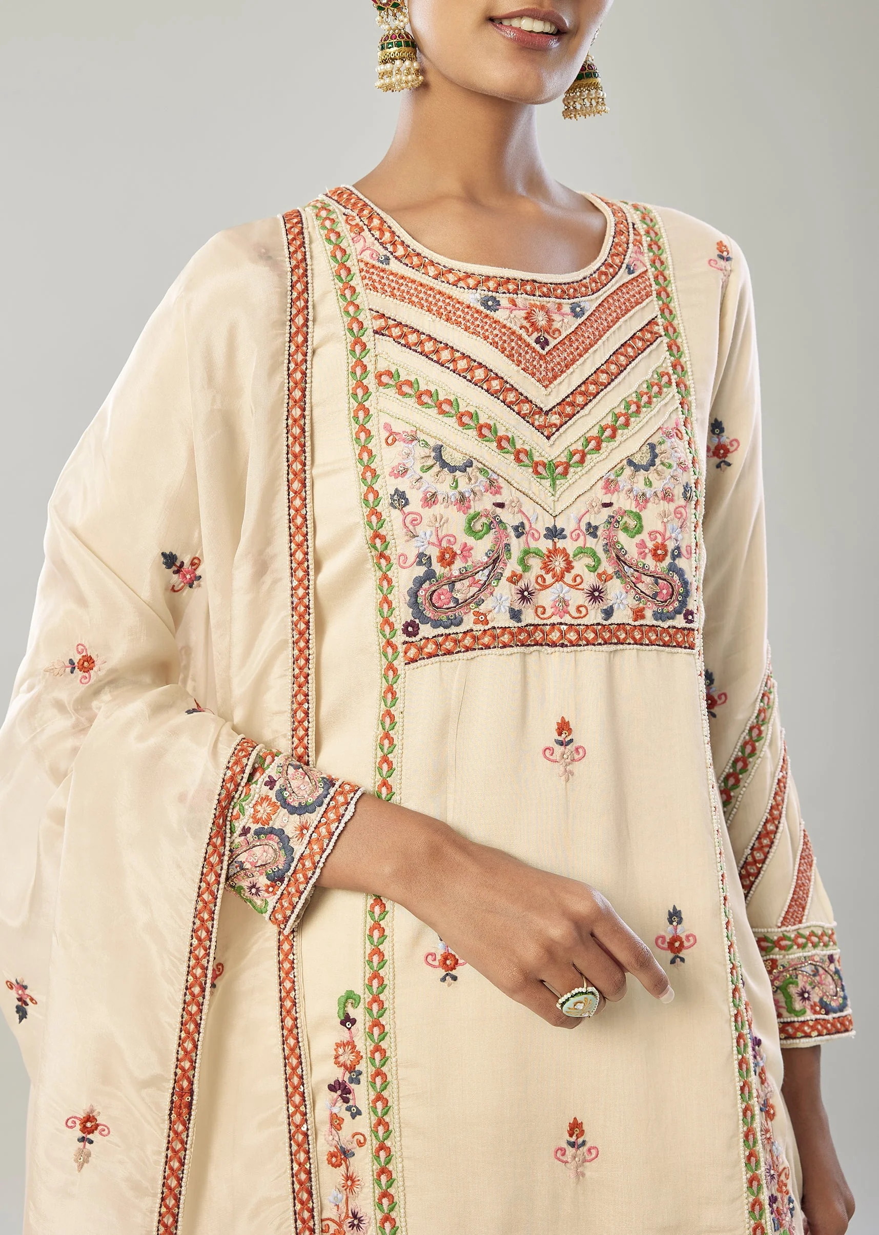 Ivory Kurta Set - Image 2