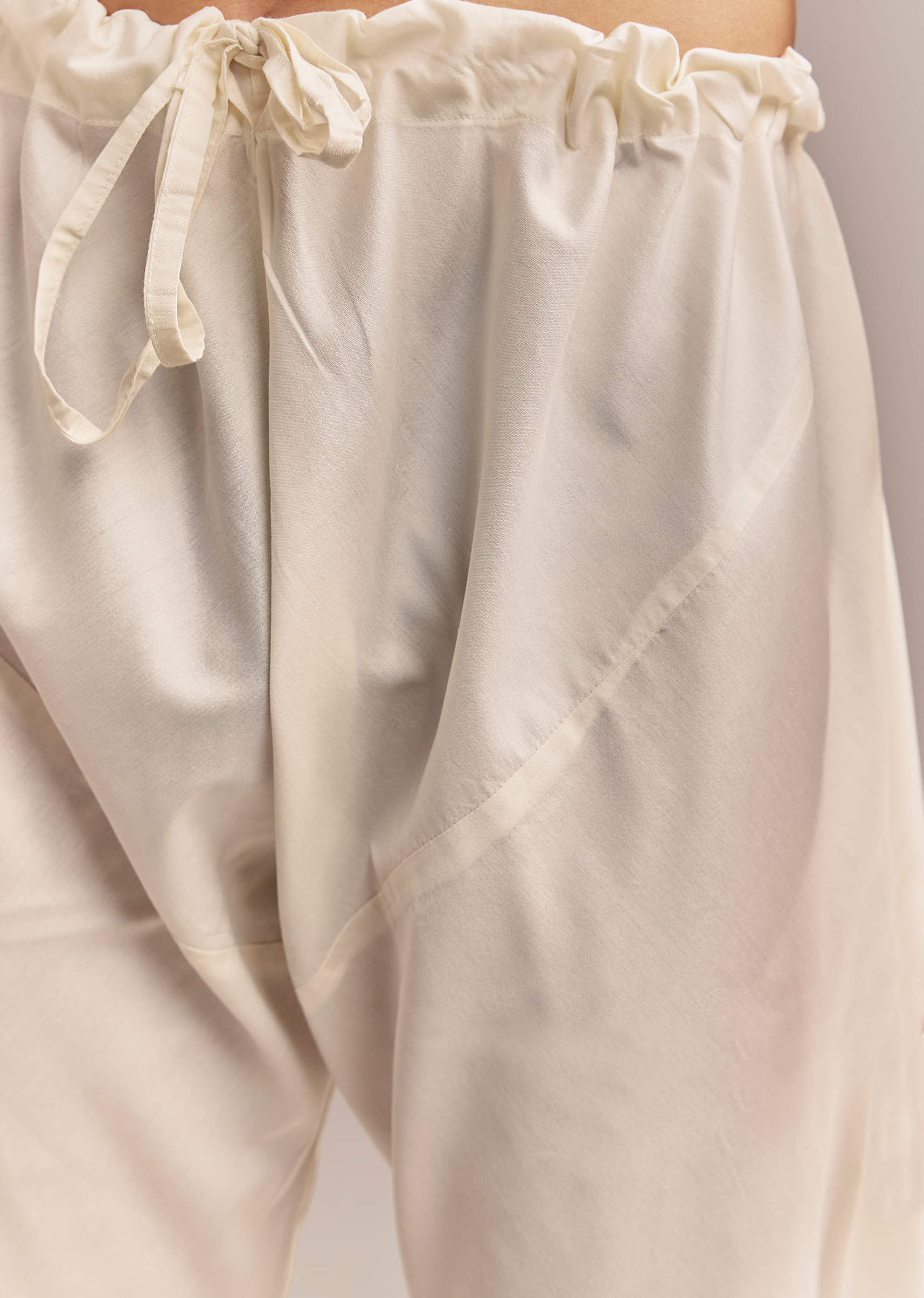 Ivory Silk Sherwani For Groom With Geometric And Floral Embroidery - Image 8
