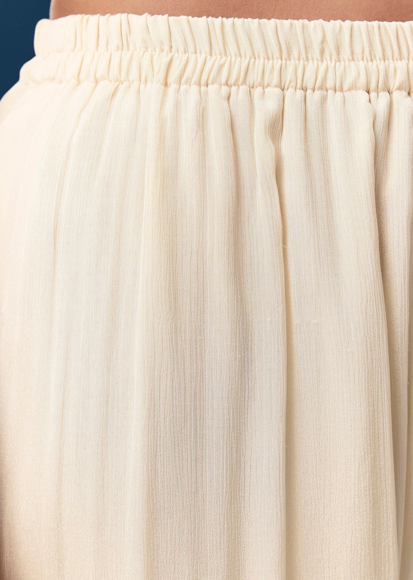 Ivory Zardozi Embroidered Top and Palazzo Set - Image 6