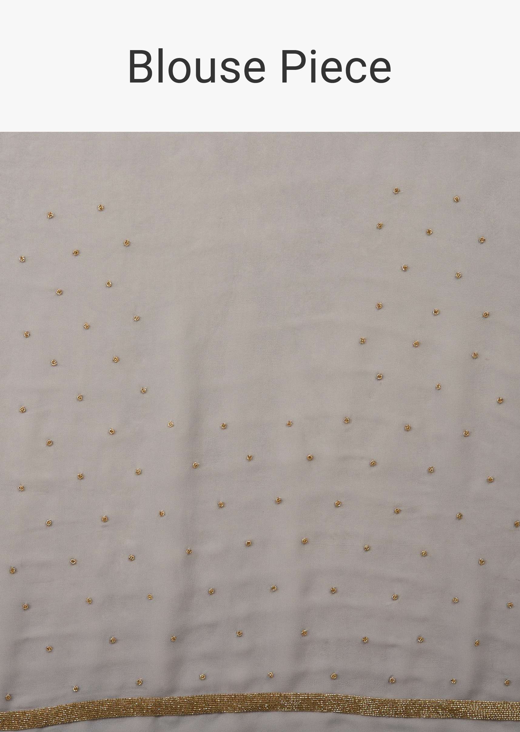 Powder Blue Saree Kashmiri Embroidered In Georgette - Image 8