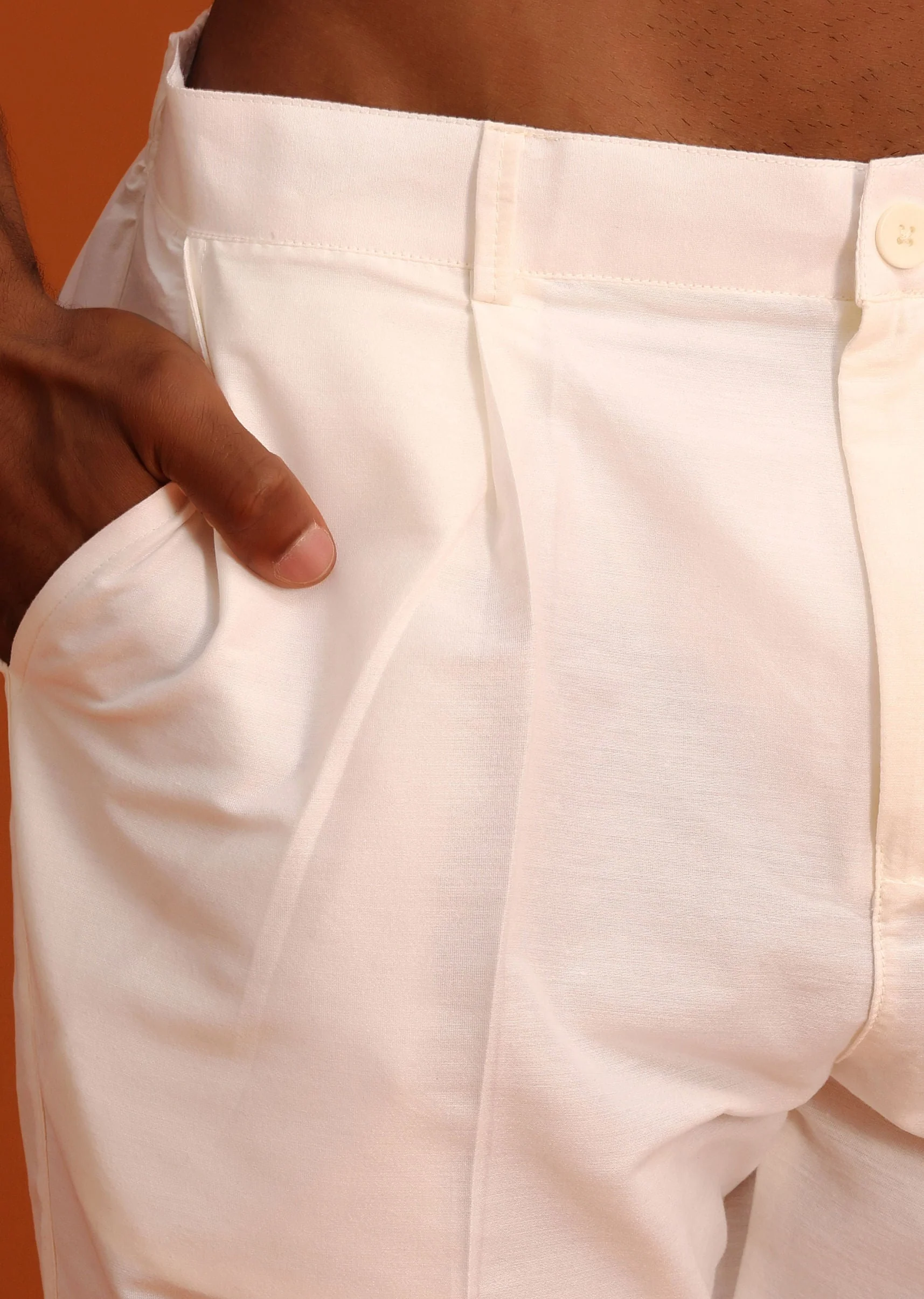 Lavender Silk Kurta And Pant Set With Printed Work - Image 6