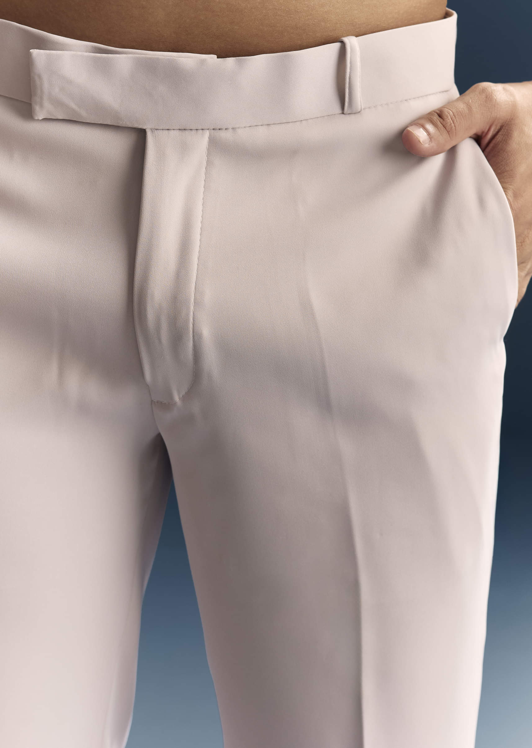 Lilac Indo Western Set For Men With Resham And Moti Work - Image 7