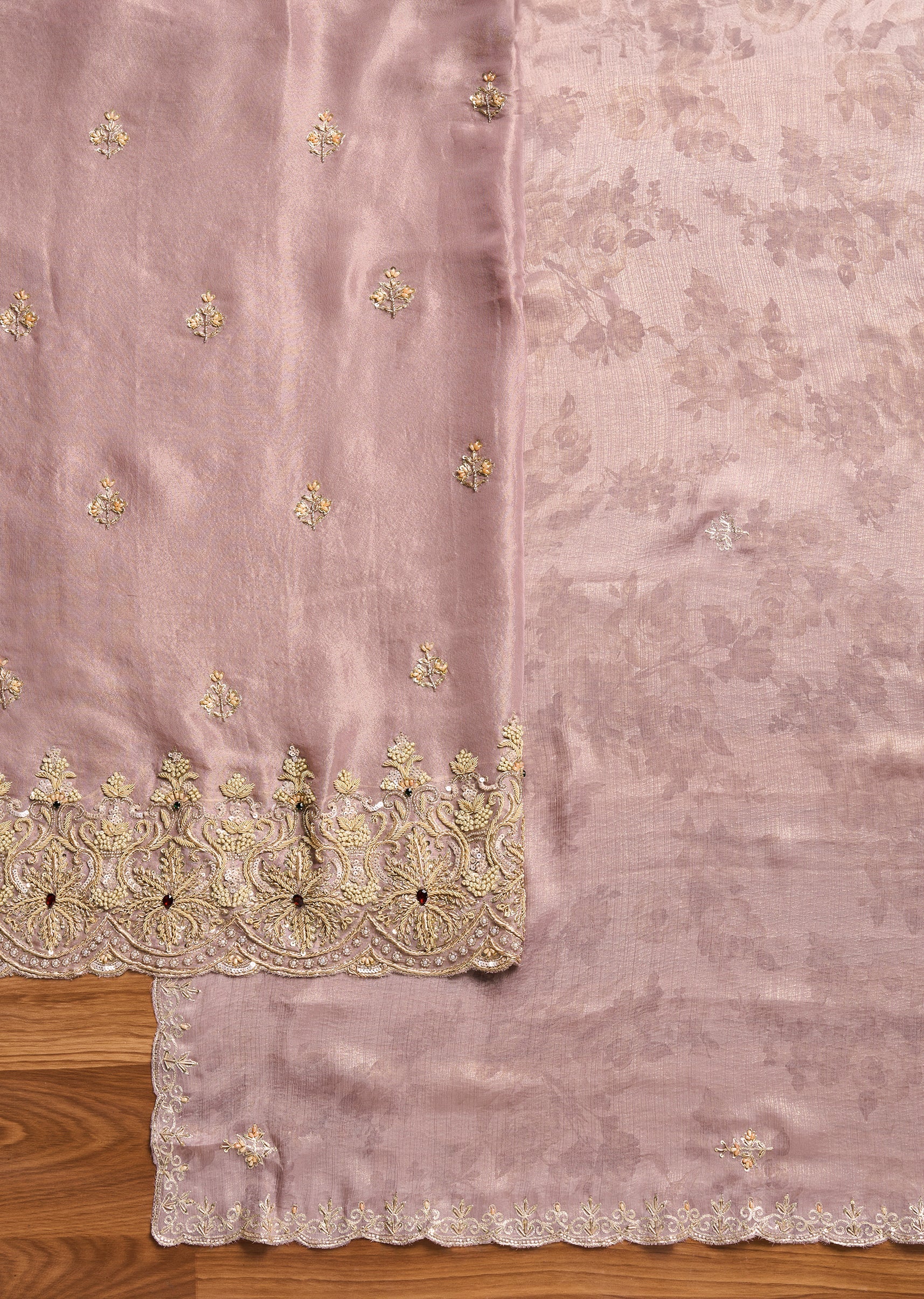 Mauve Tissue Suit - Image 2