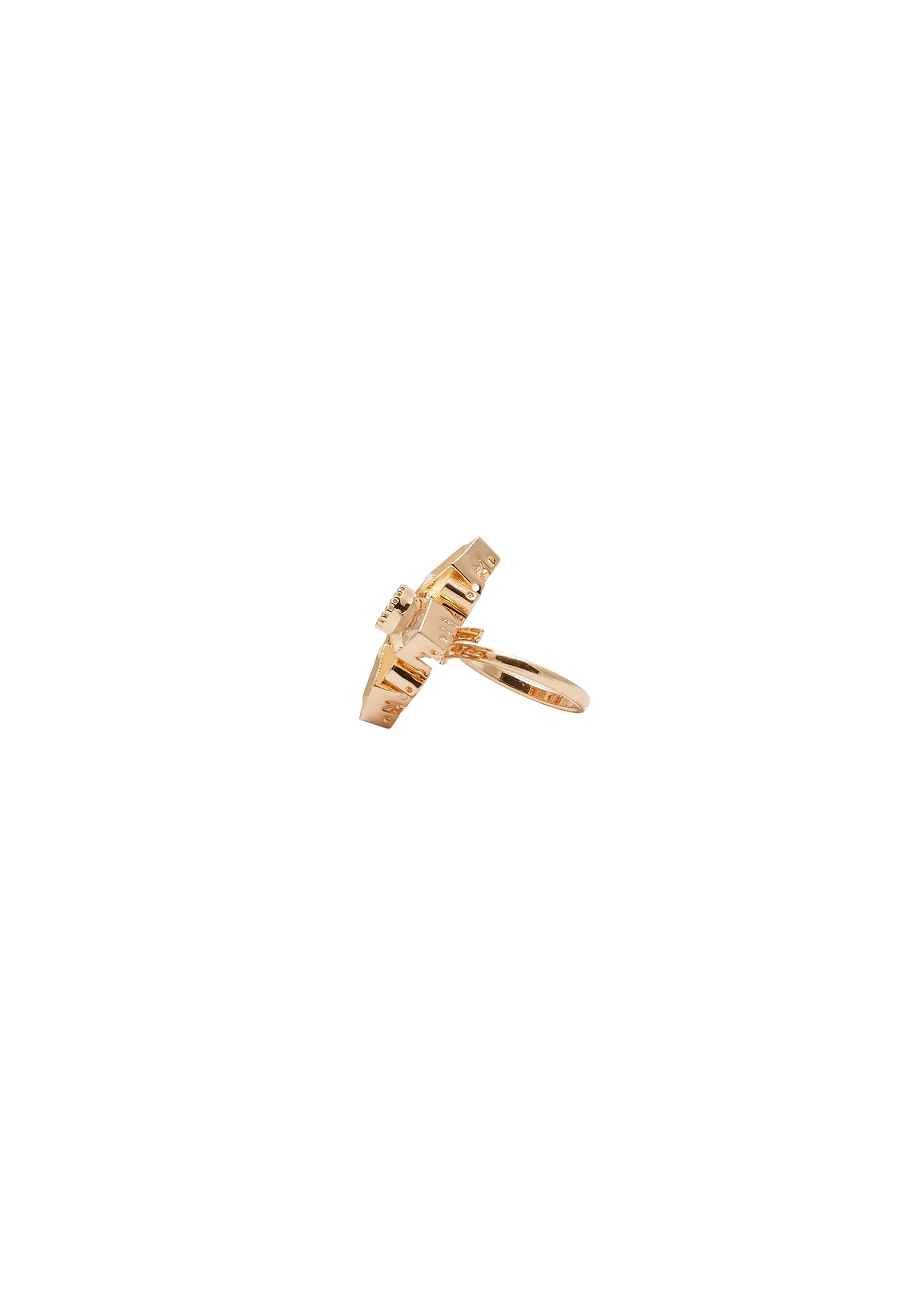 Mint Green Gold Ring - Image 3